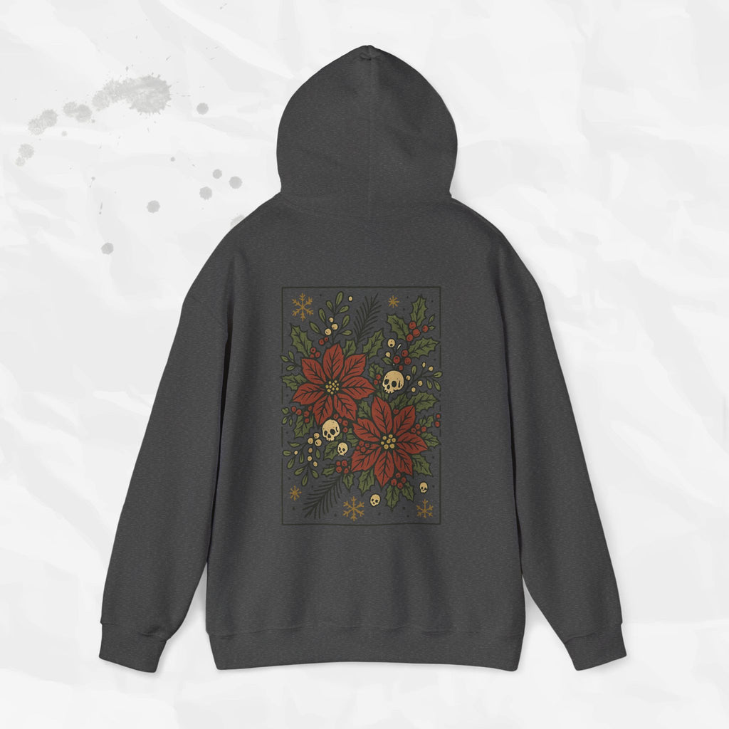 Skull Poinsettias – Hoodie
