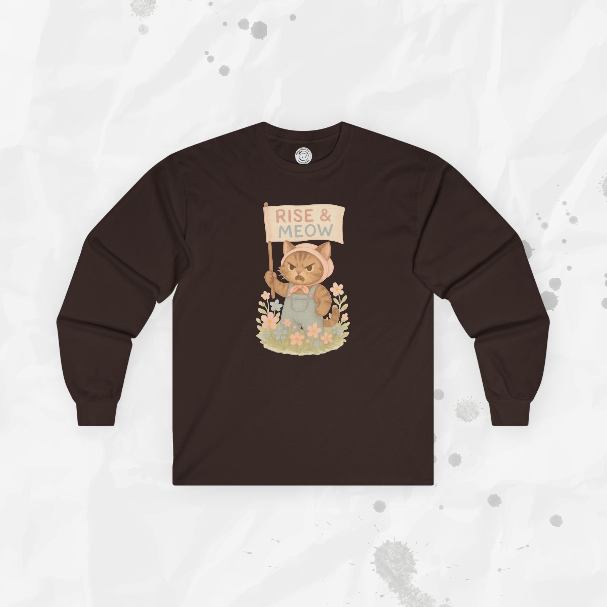 Rise & Meow - Long Sleeve T-Shirt