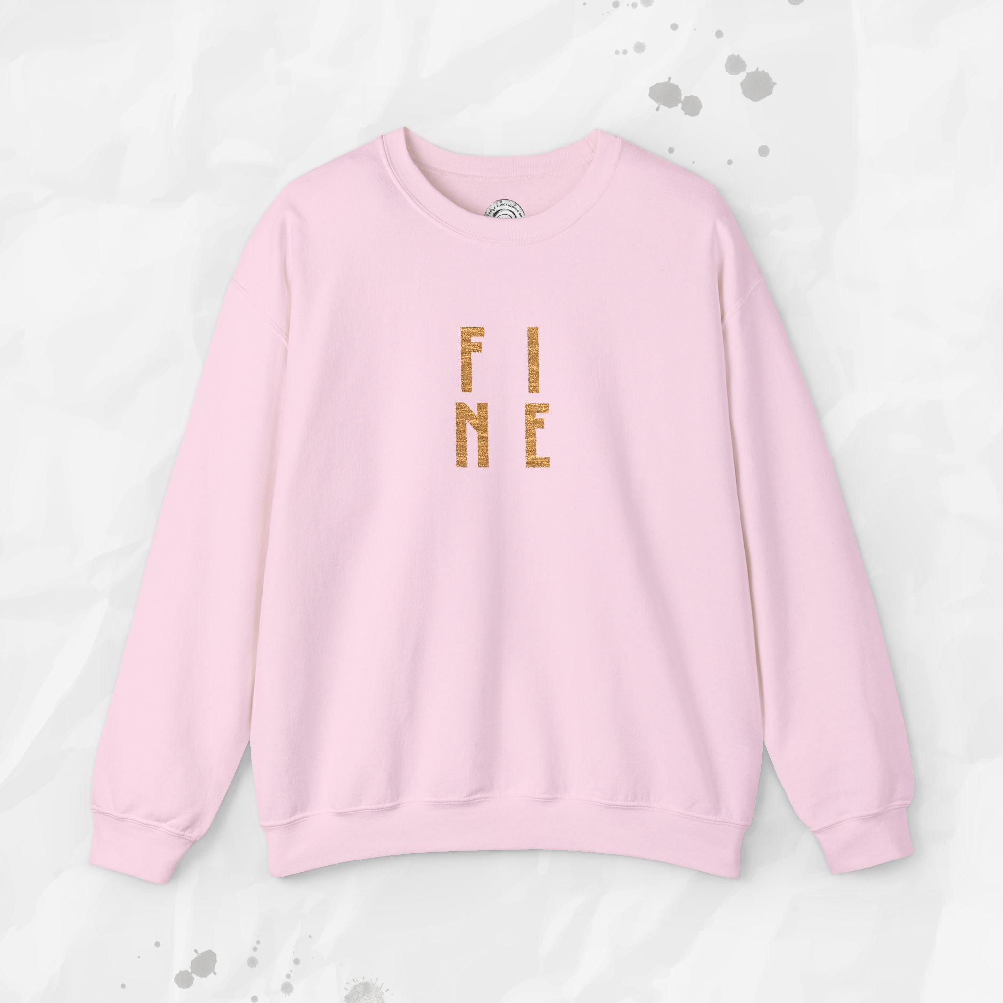 FINE – Embroidered Crewneck Sweatshirt