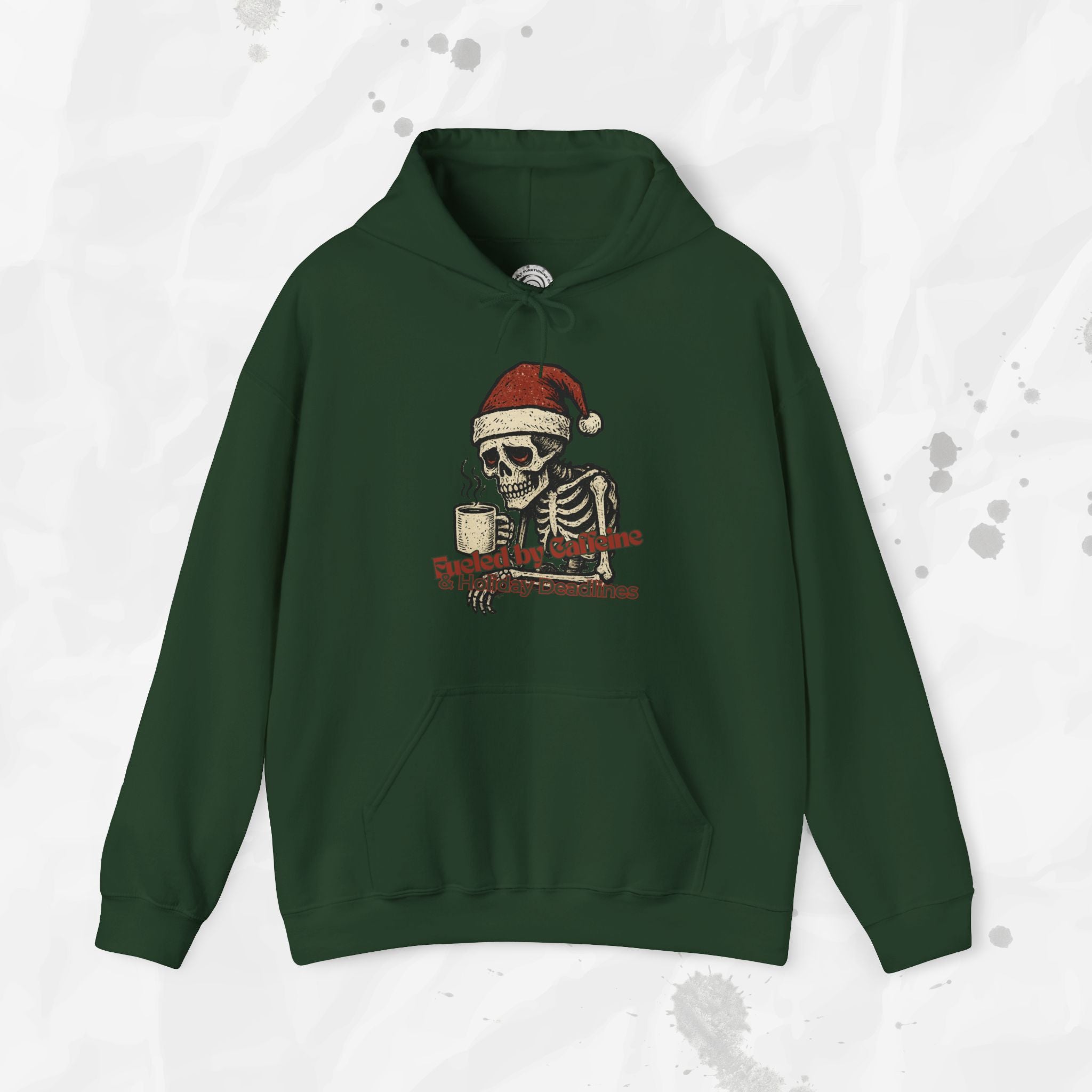 Fueled by Caffeine & Christmas – Hoodie