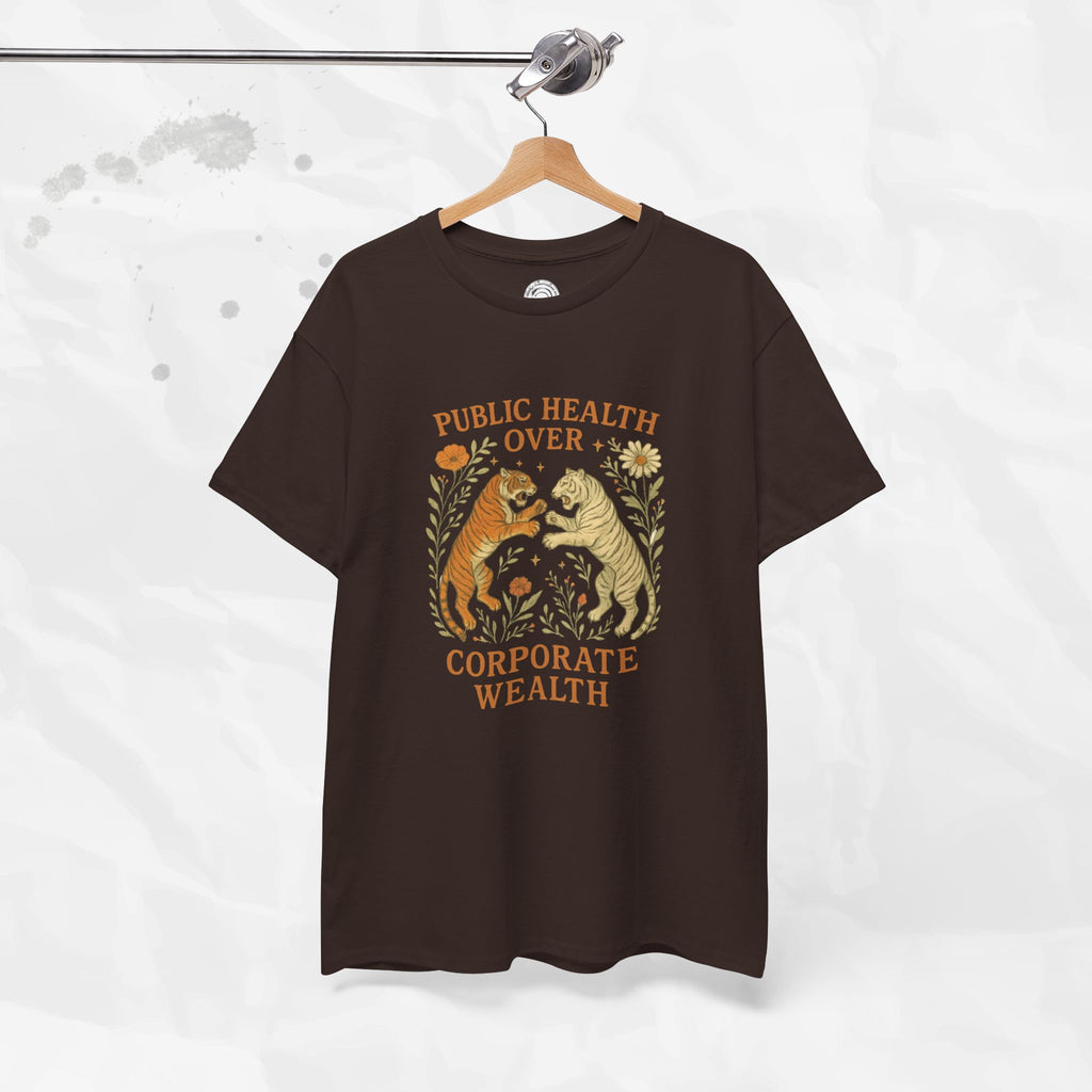 Public Health Over Corporate Wealth - T-Shirt