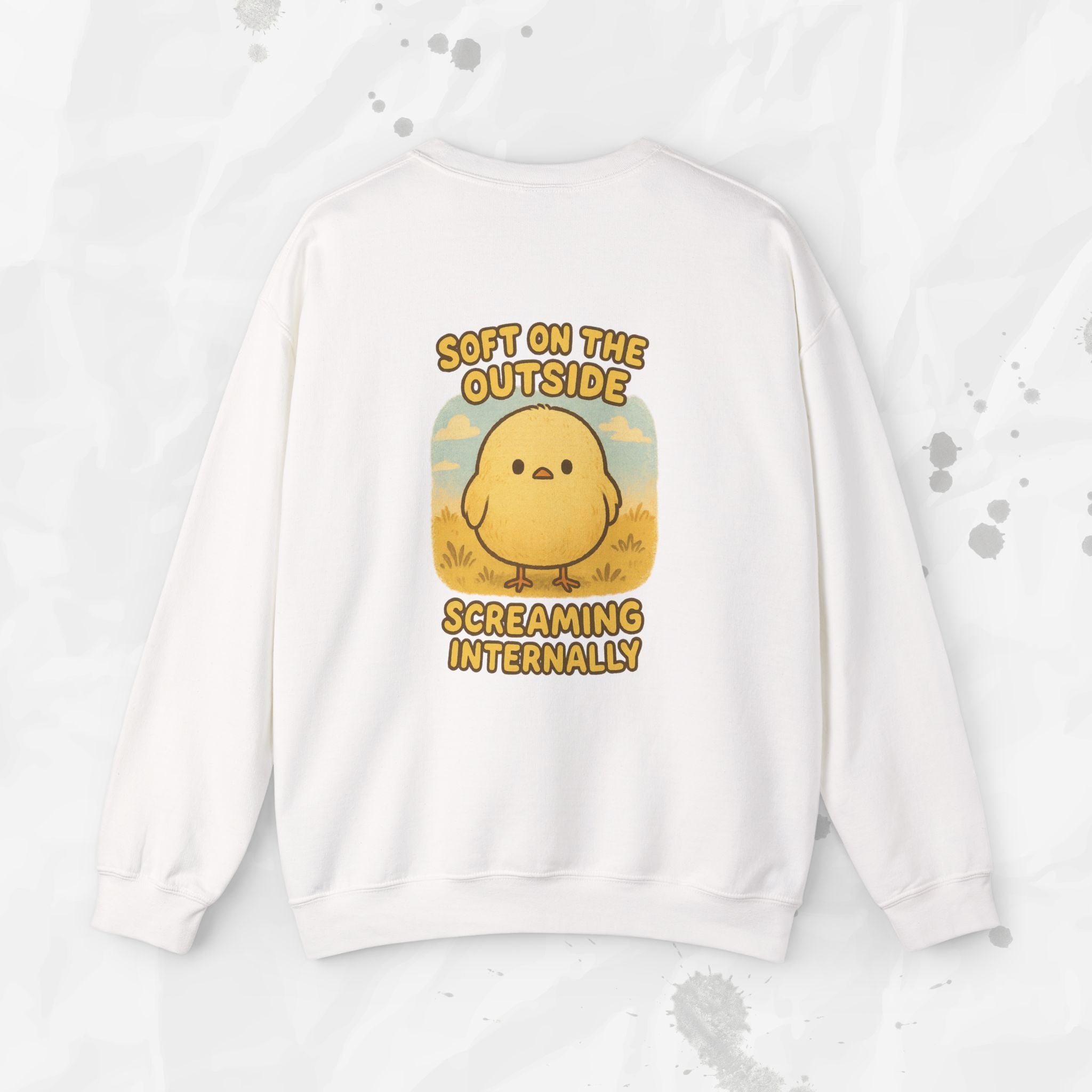 Soft on the Outside Screaming Internally - Crewneck Sweatshirt
