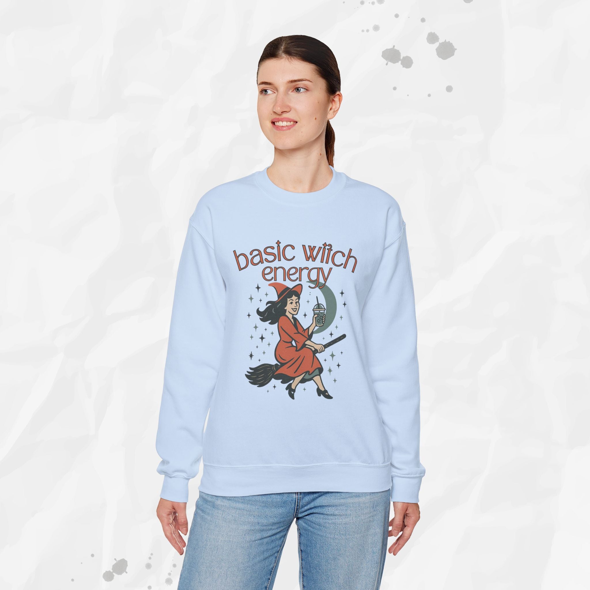 Basic Witch Energy - Crewneck Sweatshirt