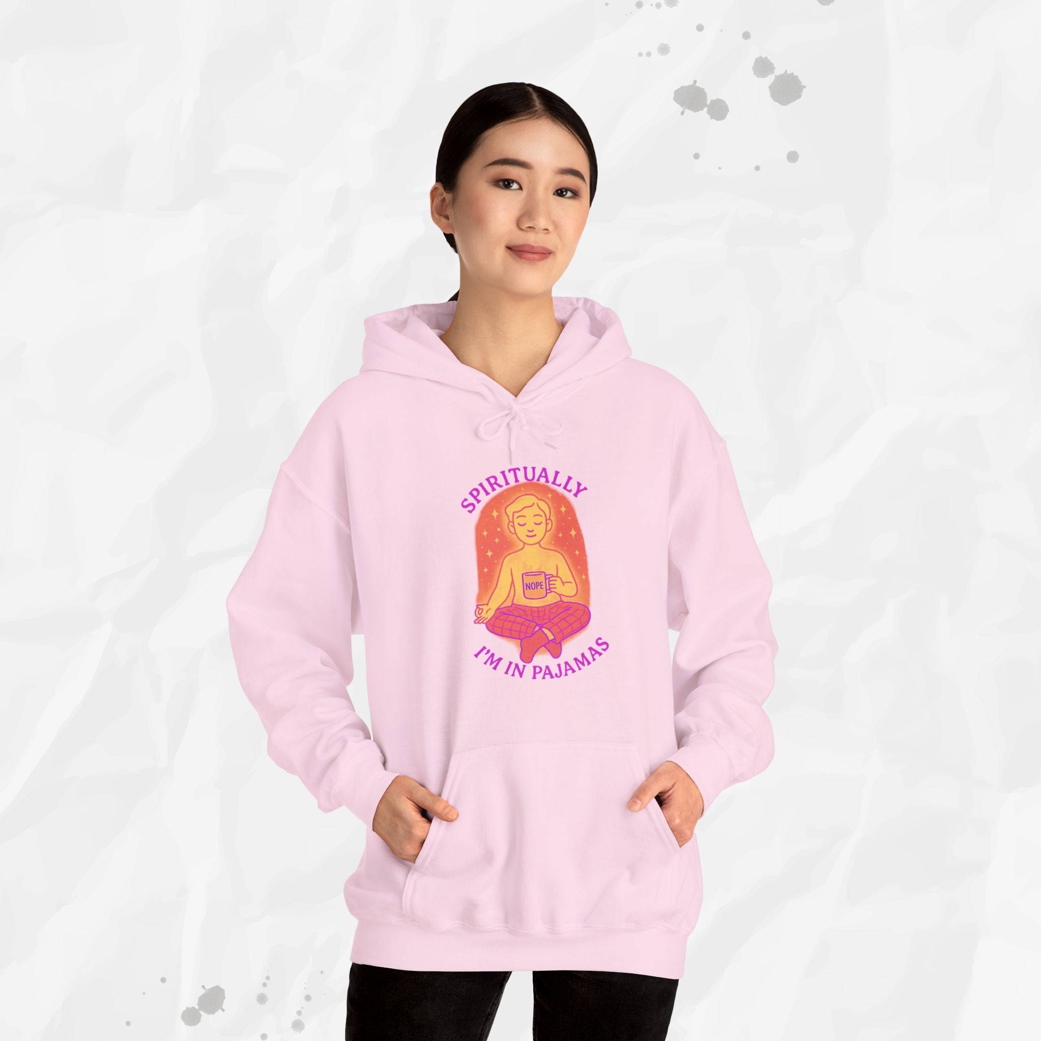 Spiritually Im in Pajamas - Hoodie