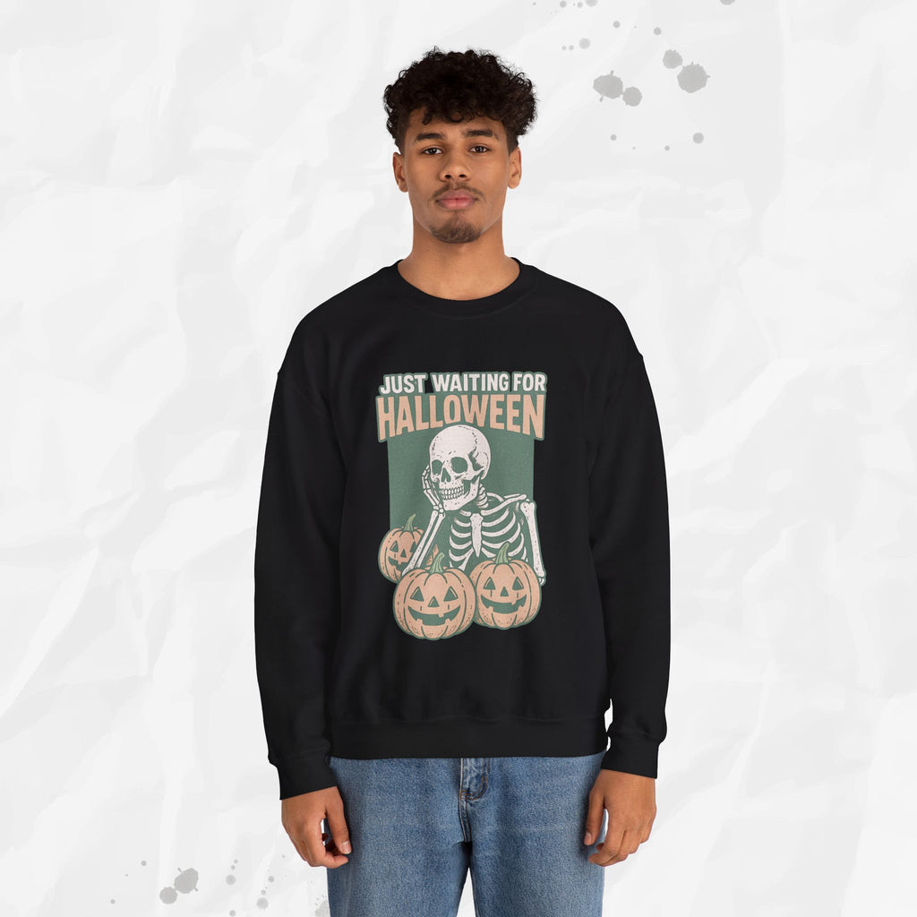 Just Waiting For Halloween - Crewneck Sweatshirt