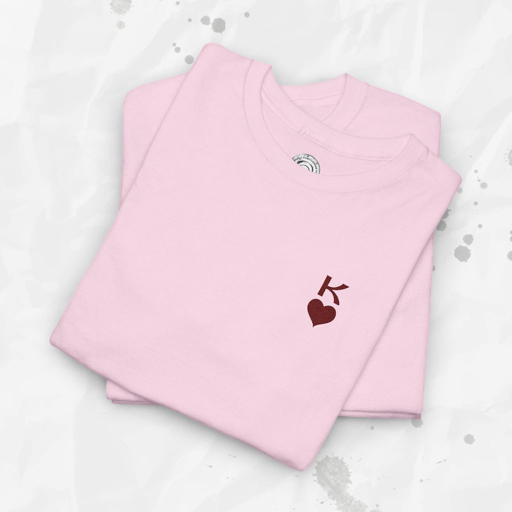 Rey de Corazones – Camiseta bordada