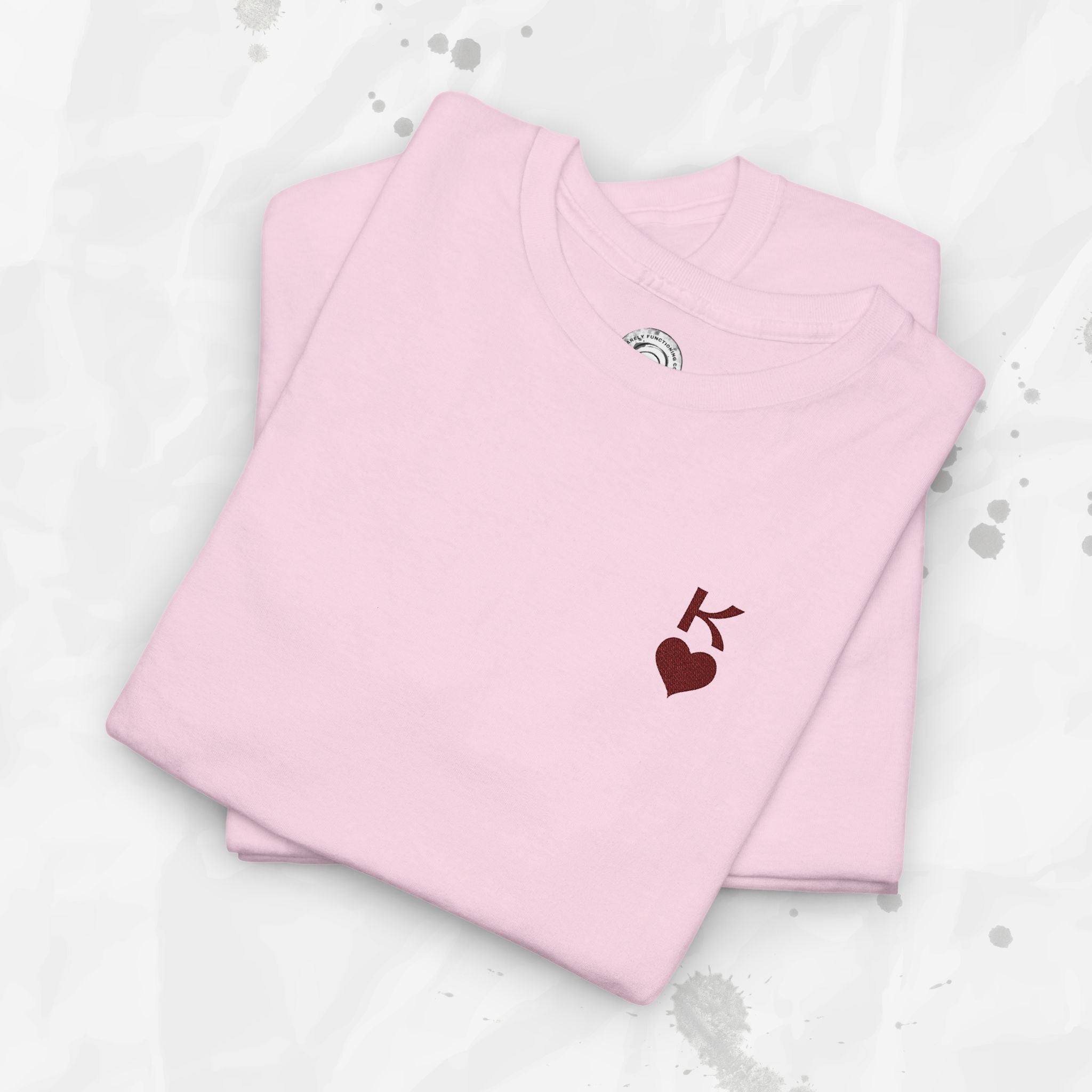 Rey de Corazones – Camiseta bordada