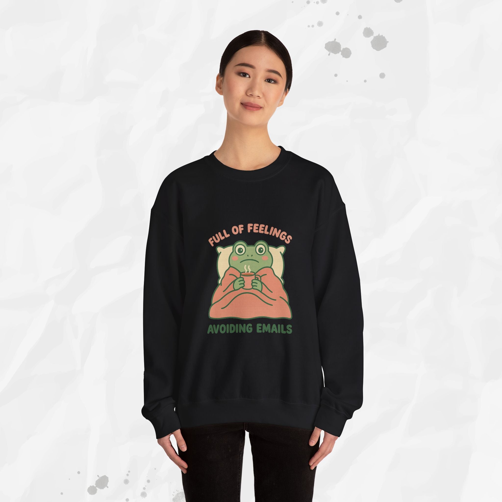 Full of Feelings Avoiding Emails - Crewneck Sweatshirt