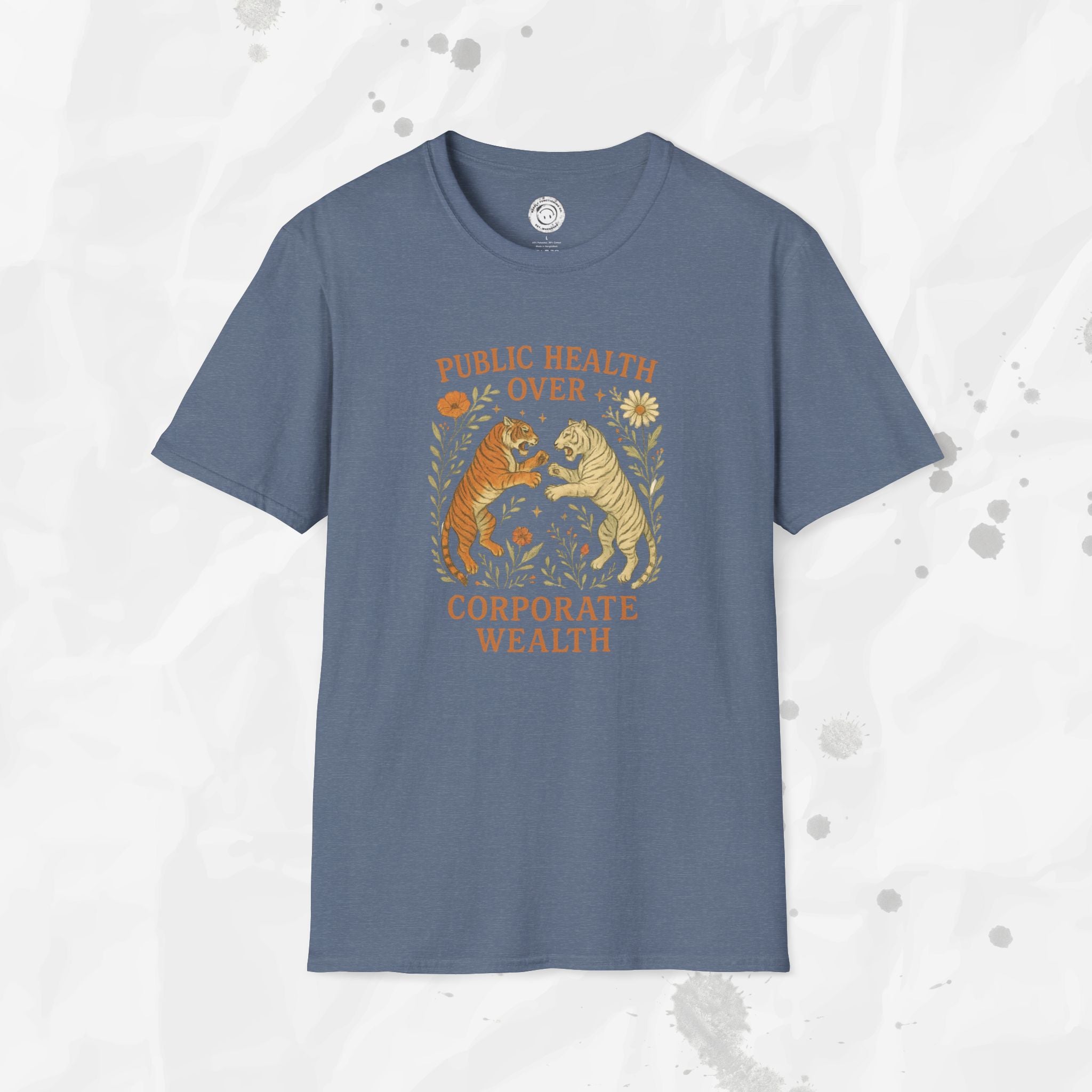 Public Health Over Corporate Wealth - T-Shirt