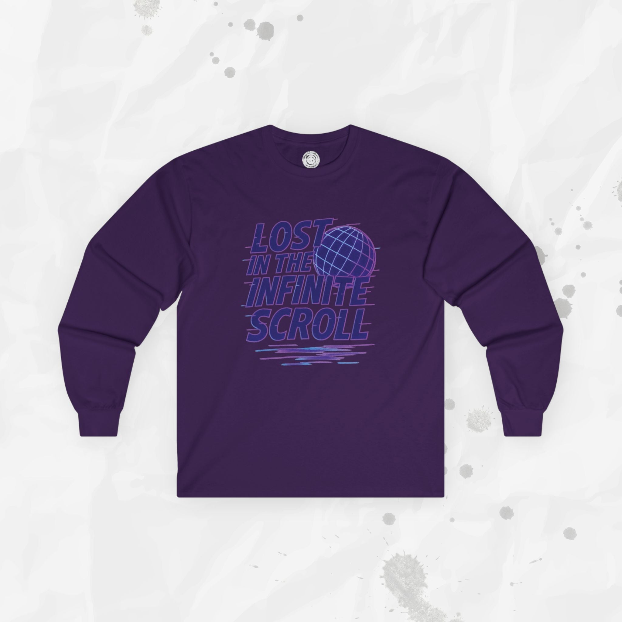 Lost in the Infinite Scroll - Long Sleeve T-Shirt
