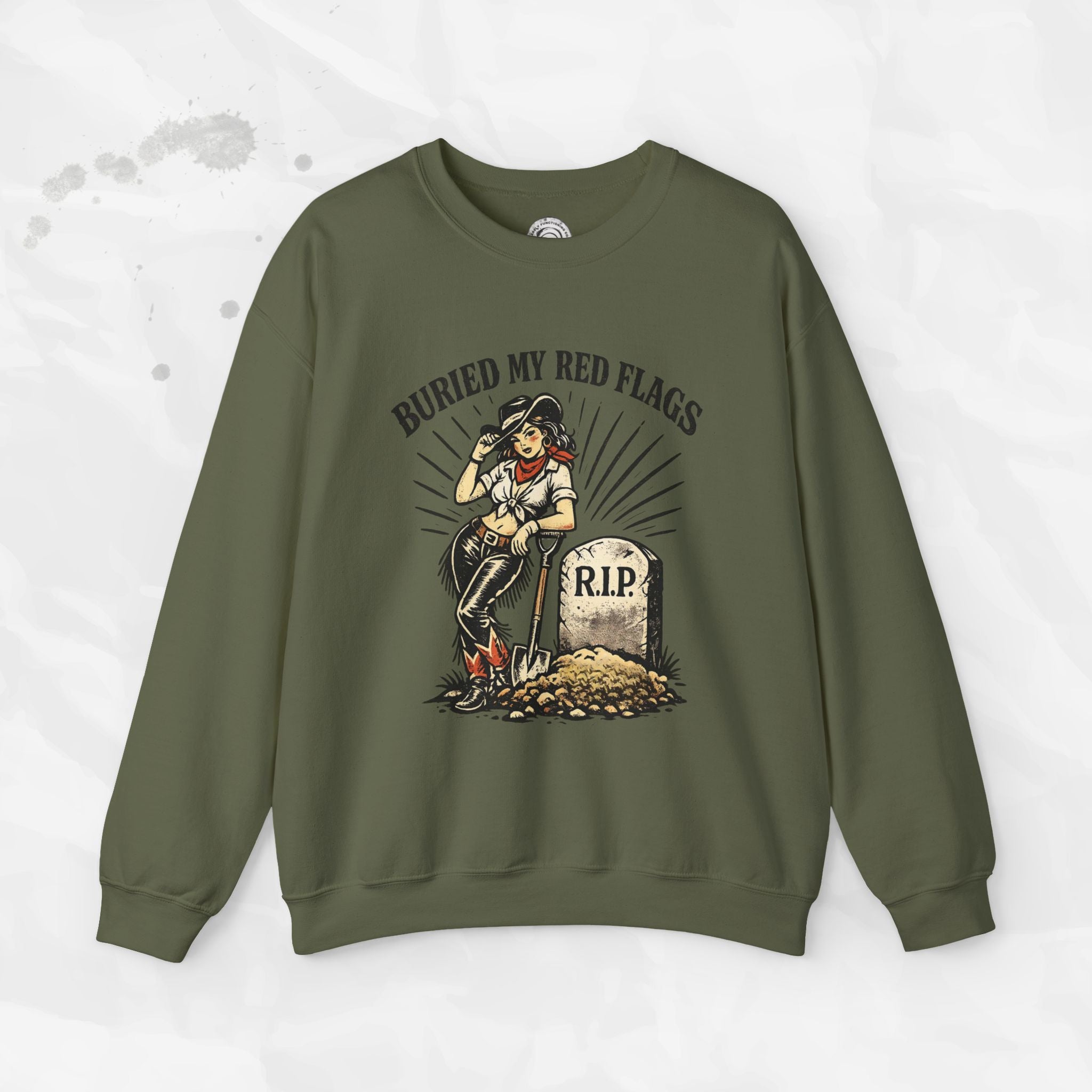Buried My Red Flags – Crewneck Sweatshirt