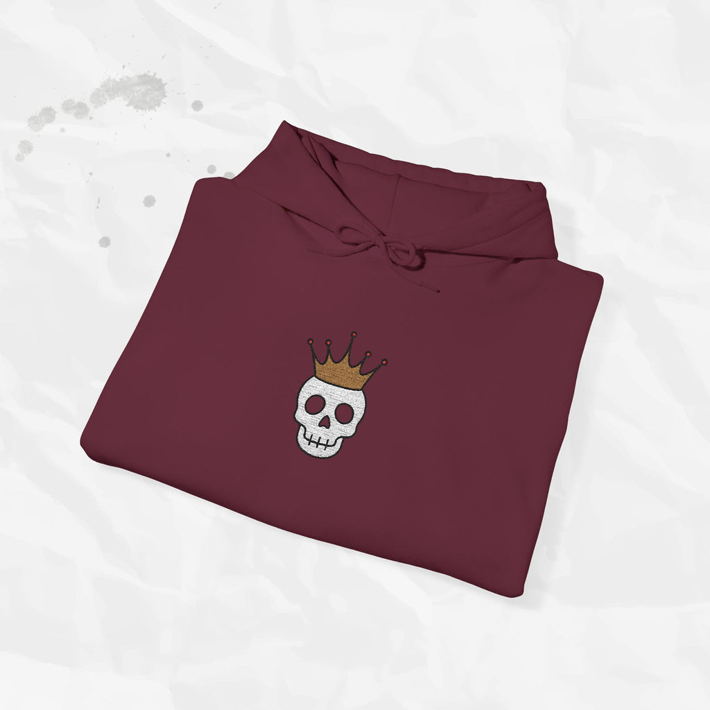 Crown Skull - Embroidered Hoodie