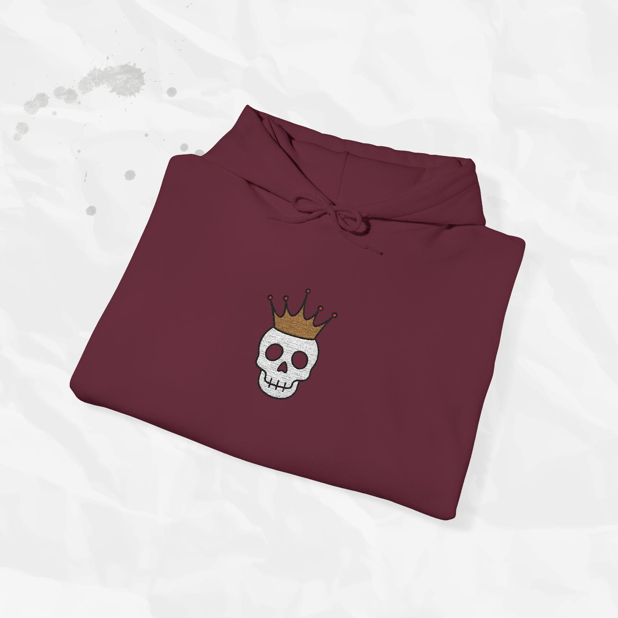 Crown Skull - Embroidered Hoodie