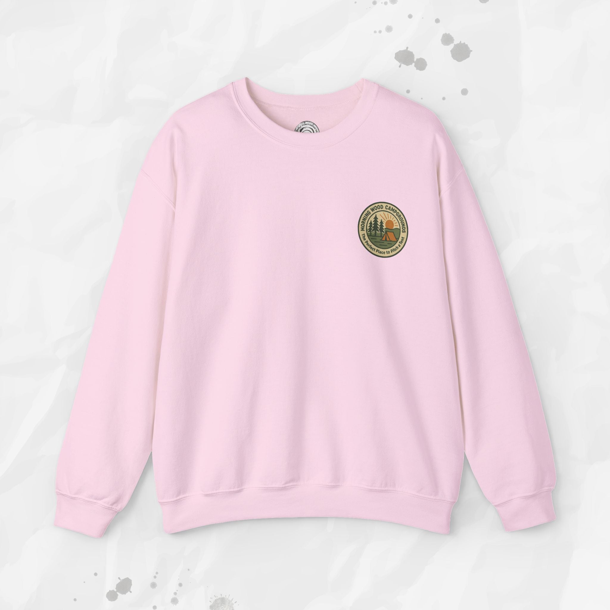 Morning Wood Campgrounds – T-Shirt (Pocket Print)