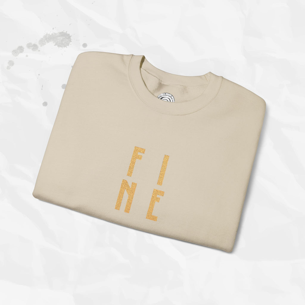 FINE – Embroidered Crewneck Sweatshirt