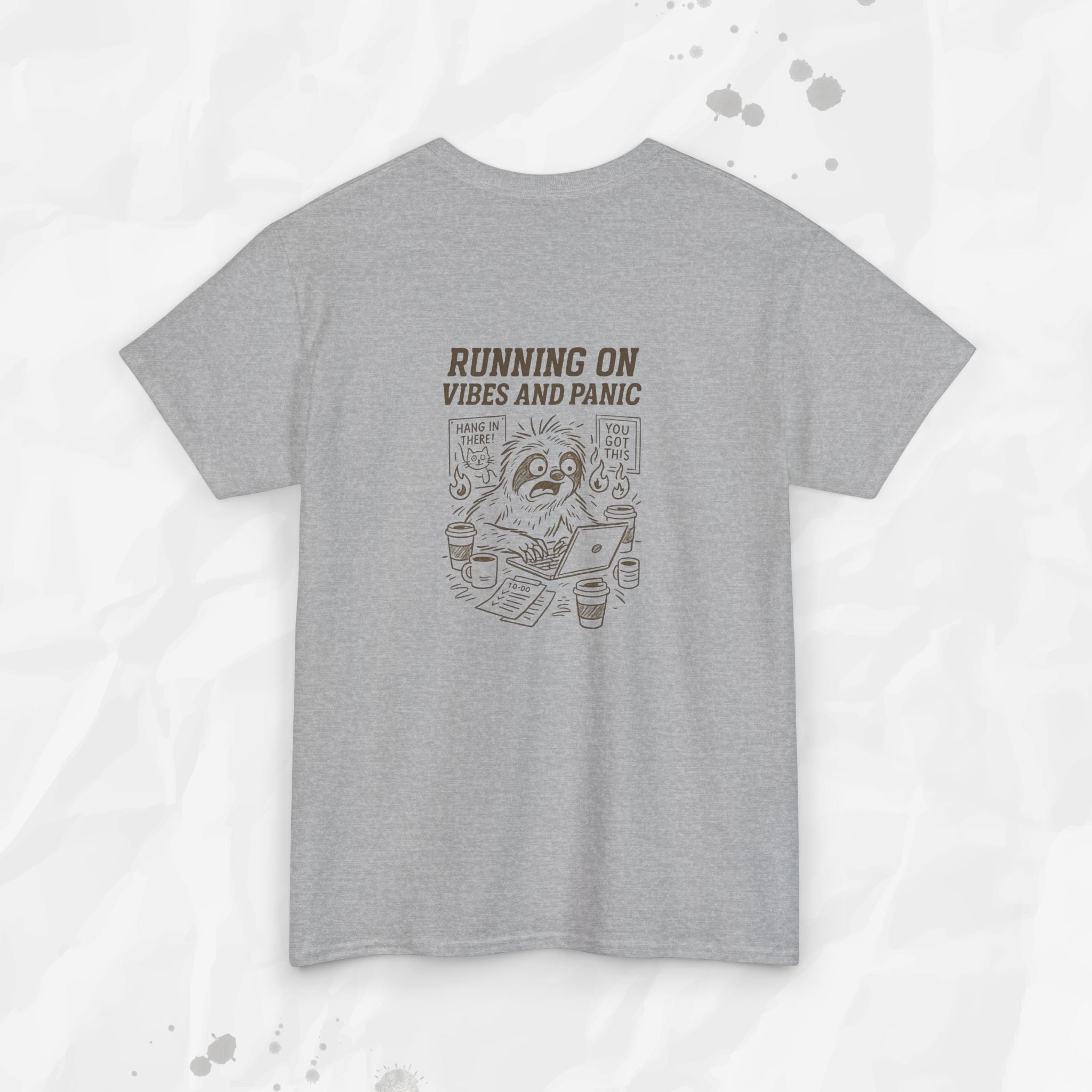 Running on Vibes and Panic - T-Shirt