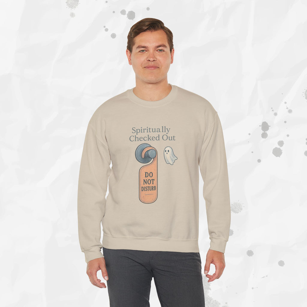 Spiritually Checked Out - Crewneck Sweatshirt
