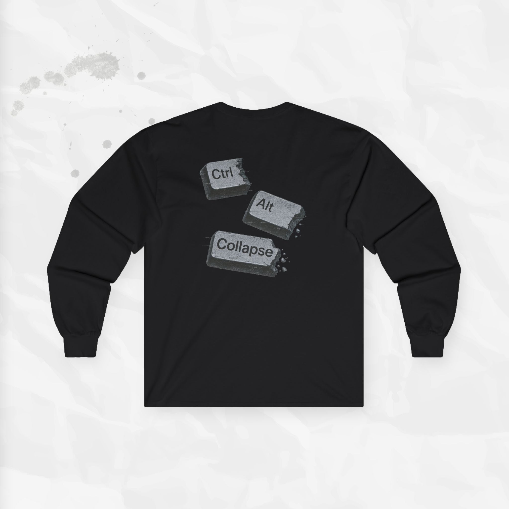 Ctrl Alt Collapse - Long Sleeve T-Shirt