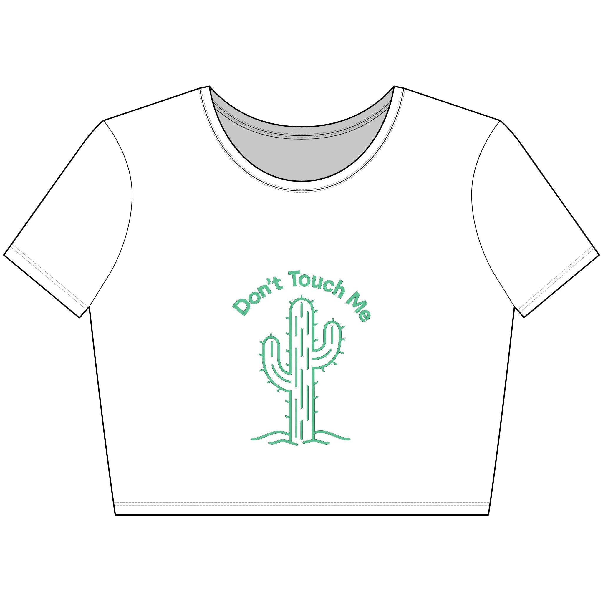 Don't Touch Me - Crop Top