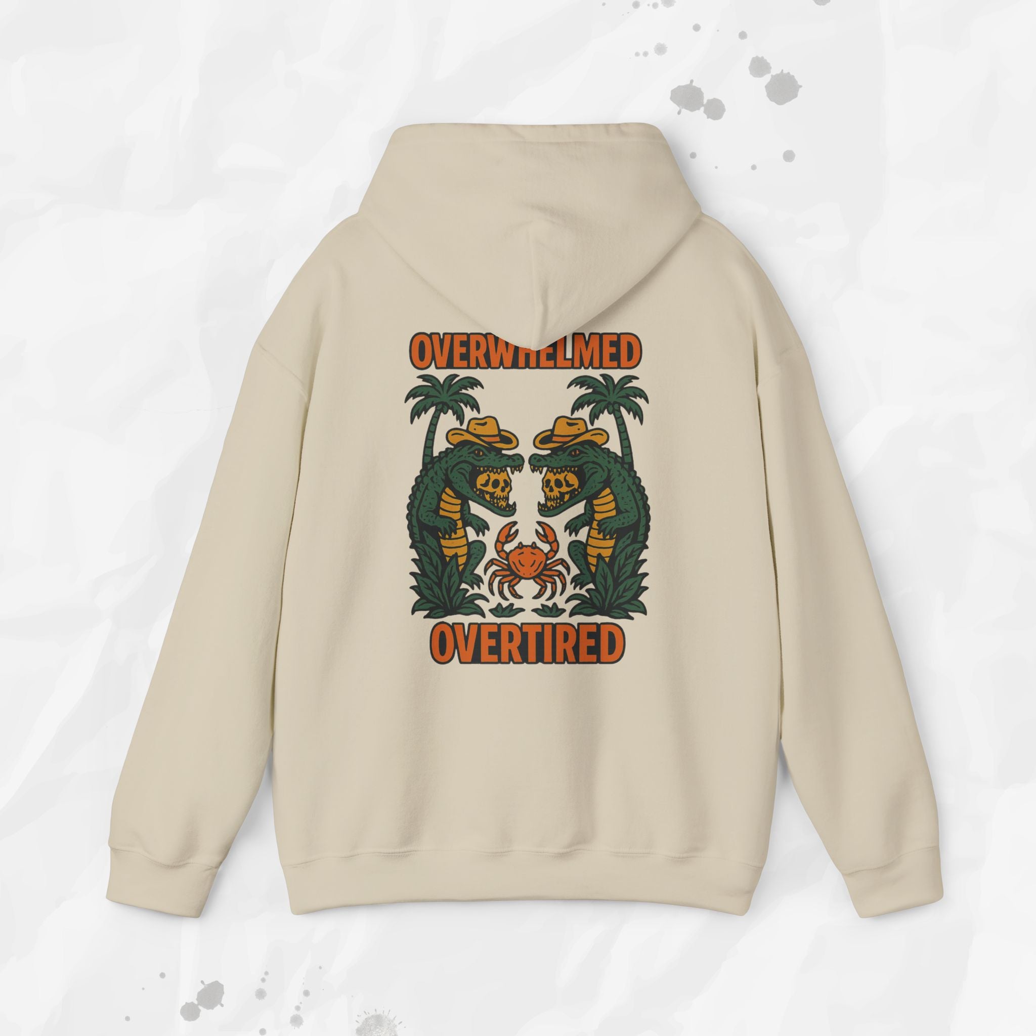 Overwhelmed & Overtired – Hoodie