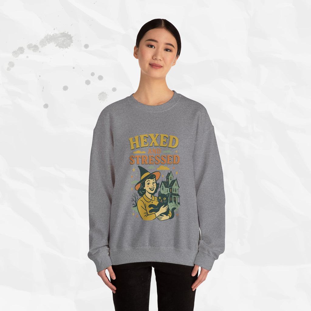Hexed and Stressed – Crewneck Sweatshirt
