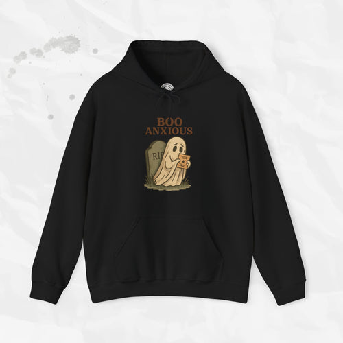Boo Anxious - Sudadera con capucha