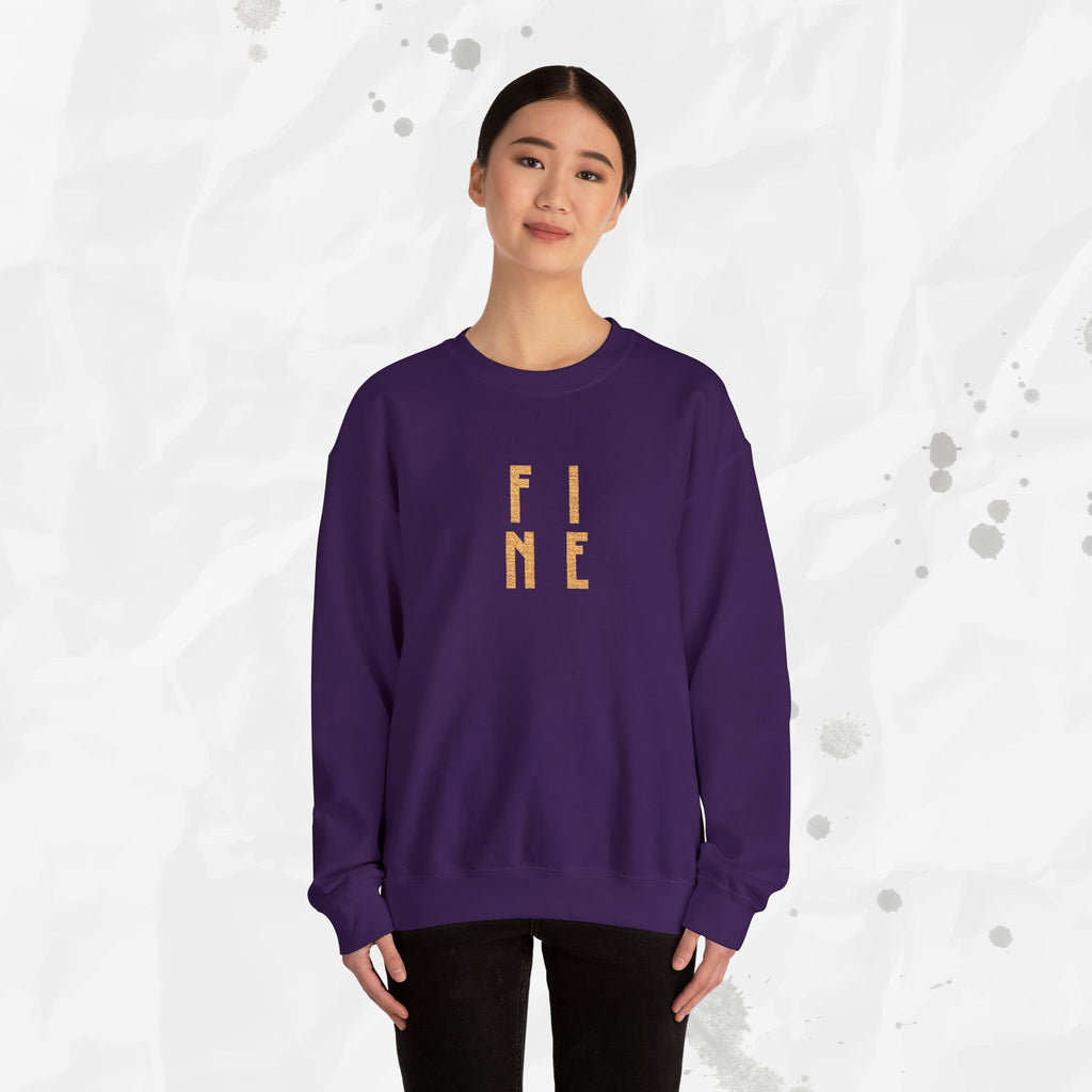FINE – Embroidered Crewneck Sweatshirt