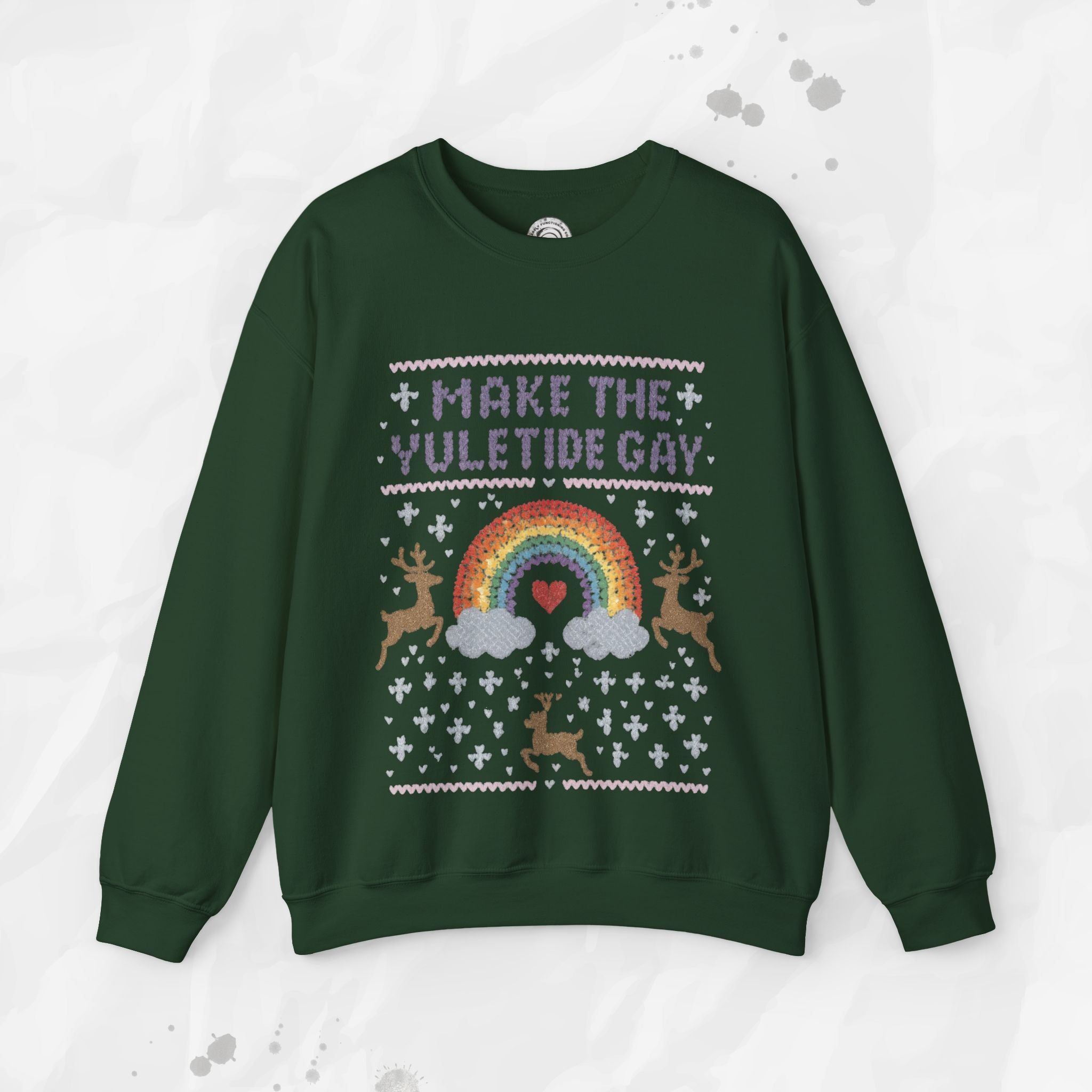 Make the Yuletide Gay – Crewneck Sweatshirt