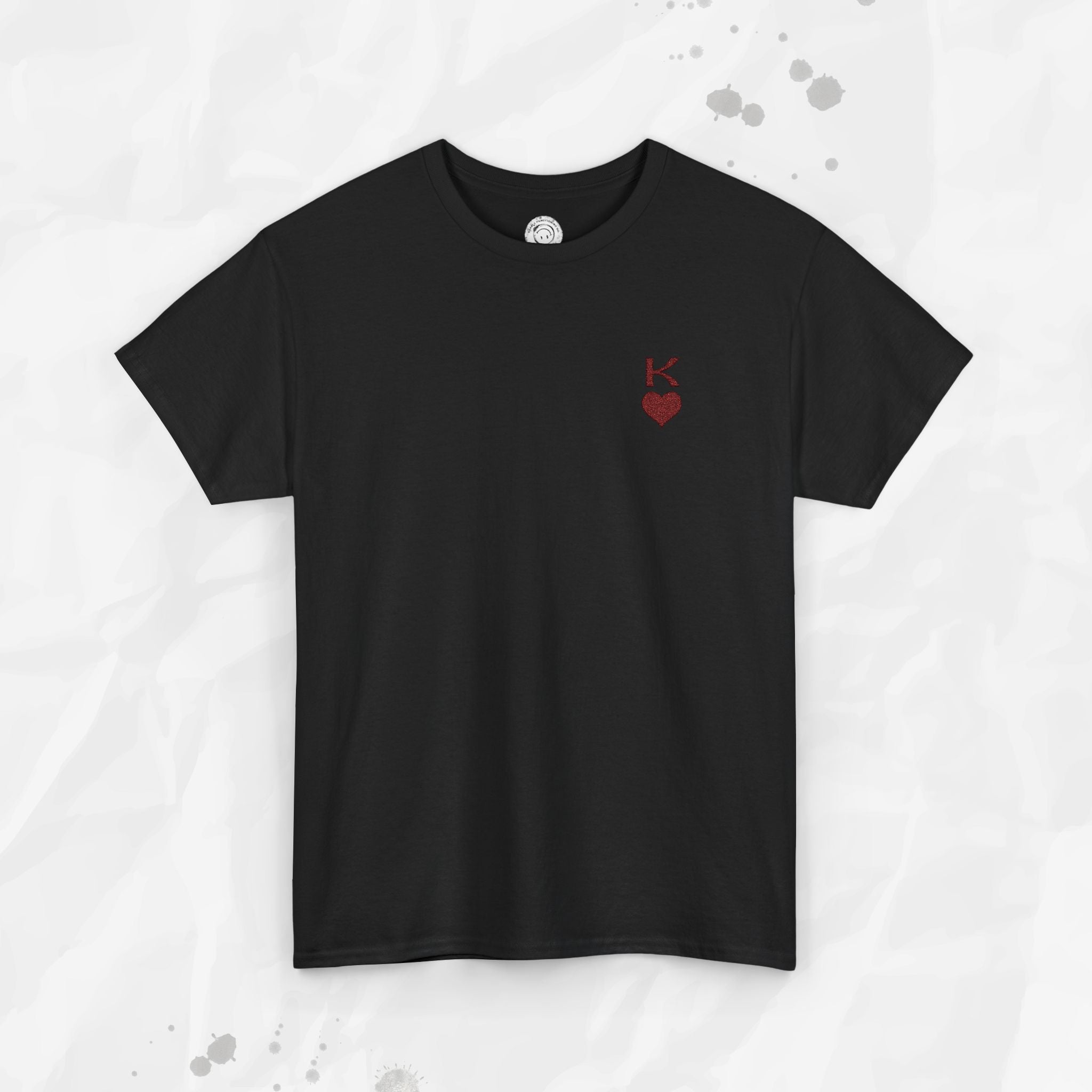 King of Hearts – Embroidered T-Shirt