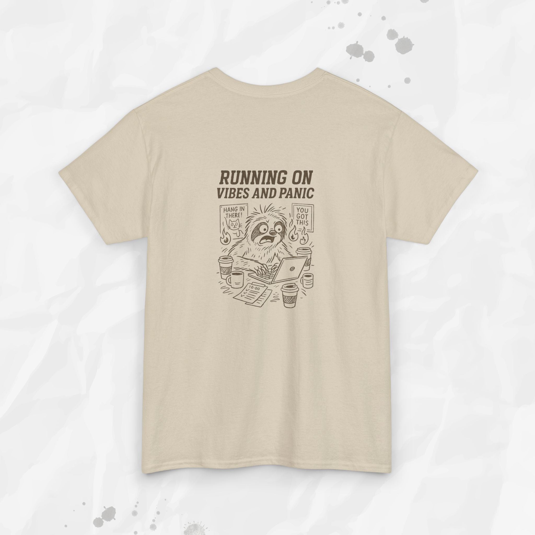 Running on Vibes and Panic - T-Shirt