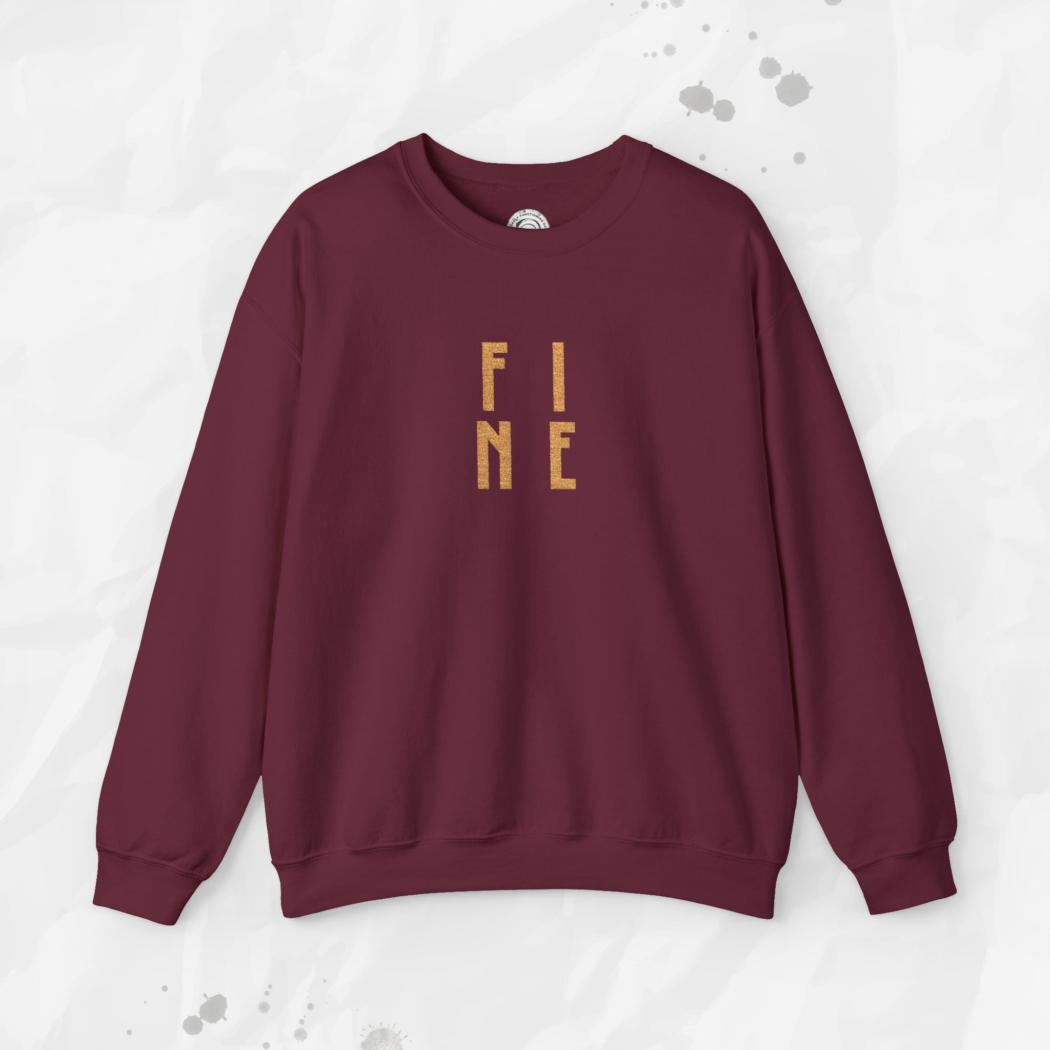 FINE – Embroidered Crewneck Sweatshirt