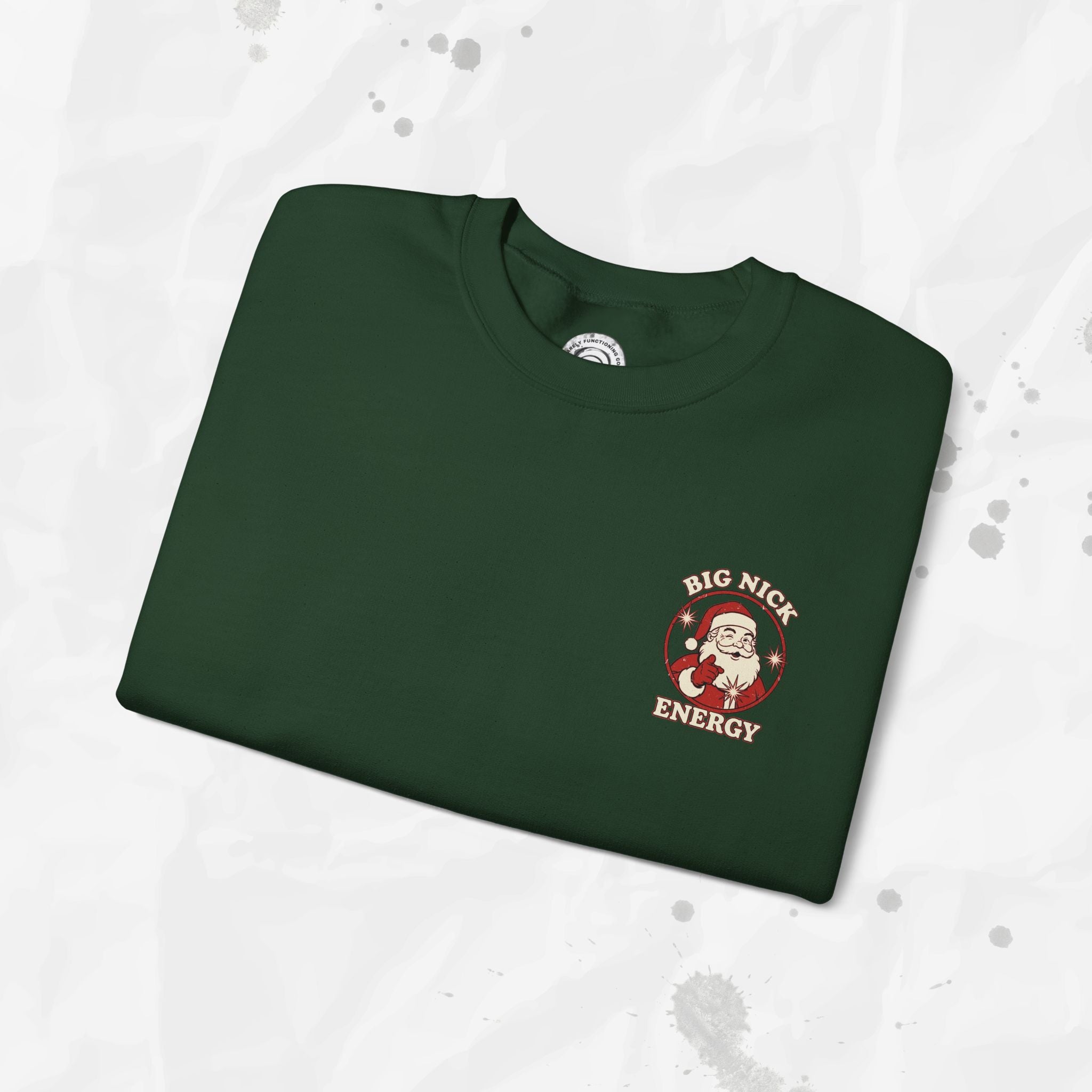 Big Nick Energy – Crewneck Sweatshirt (Pocket Print)