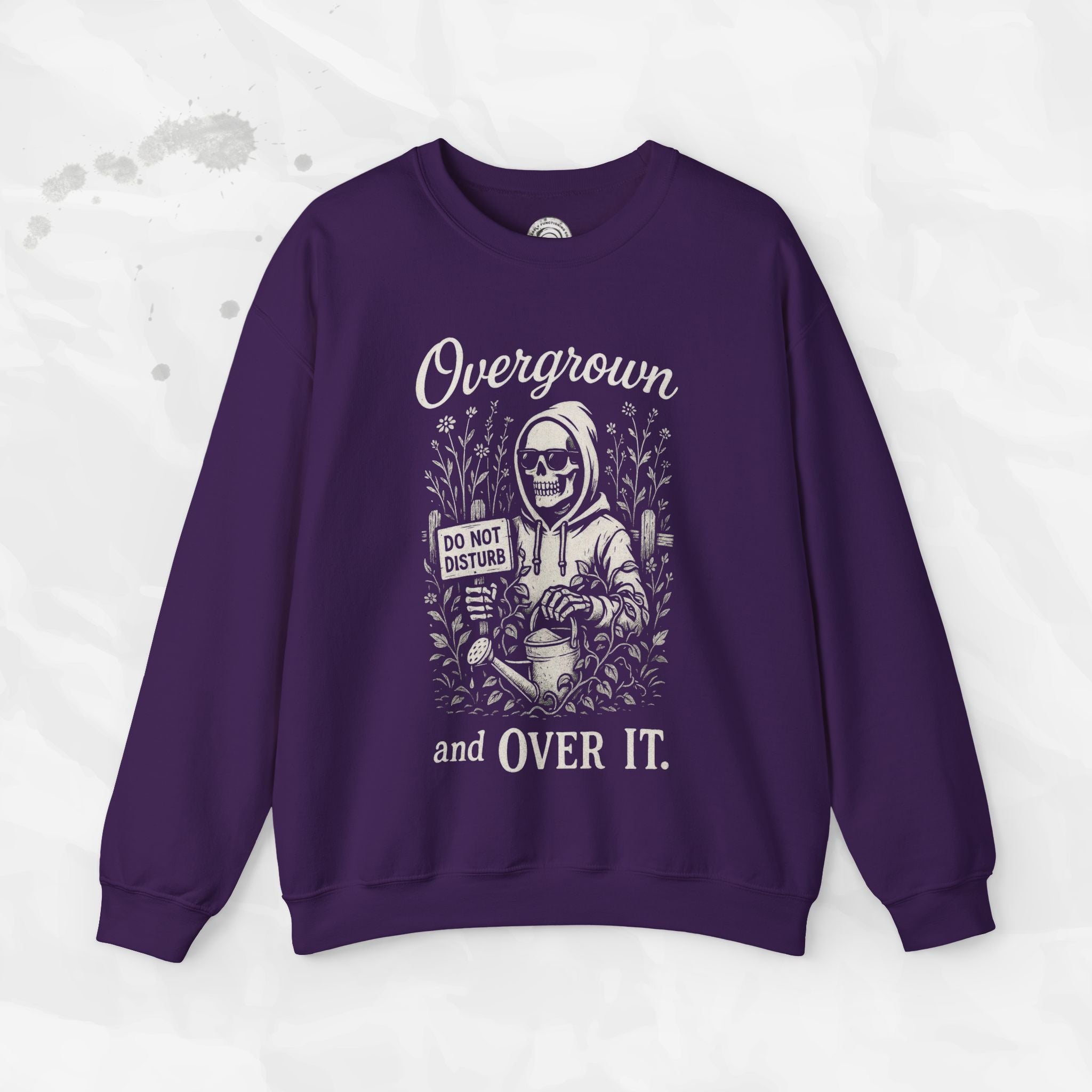Overgrown and Over It - Crewneck Sweatshirt