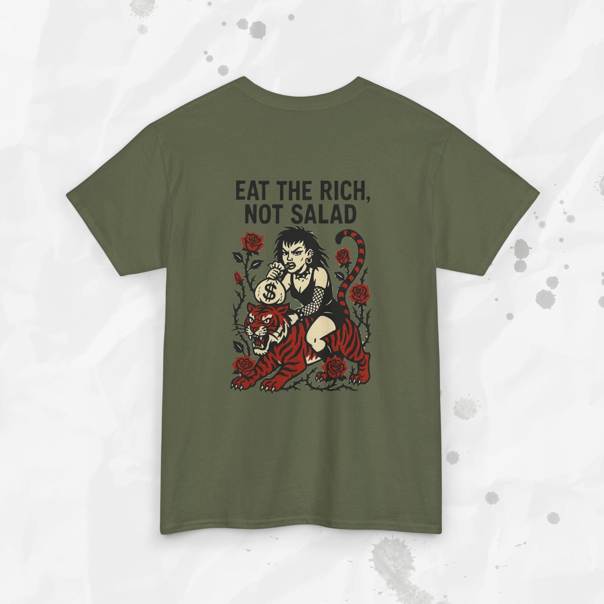 Eat the Rich, Not Salad - T-Shirt