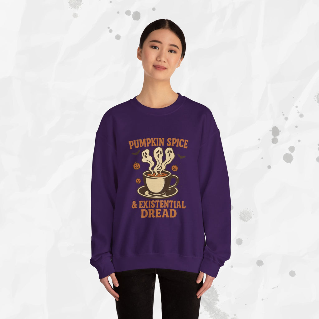 Pumpkin Spice & Existential Dread - Crewneck Sweatshirt