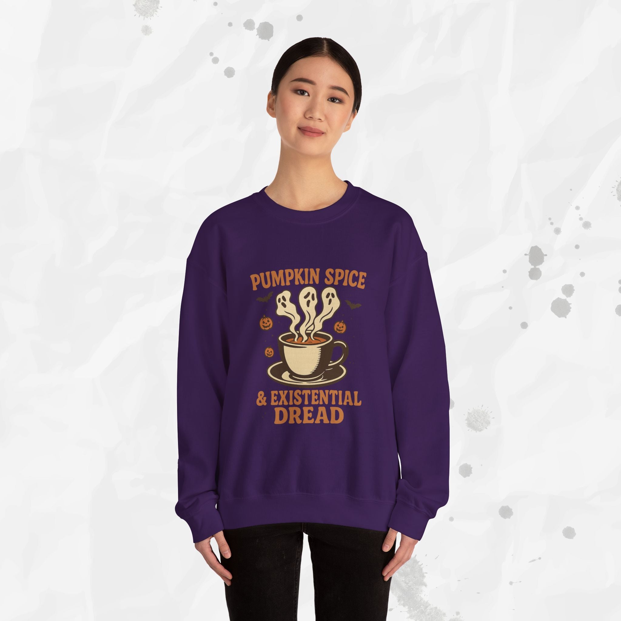 Pumpkin Spice & Existential Dread - Crewneck Sweatshirt