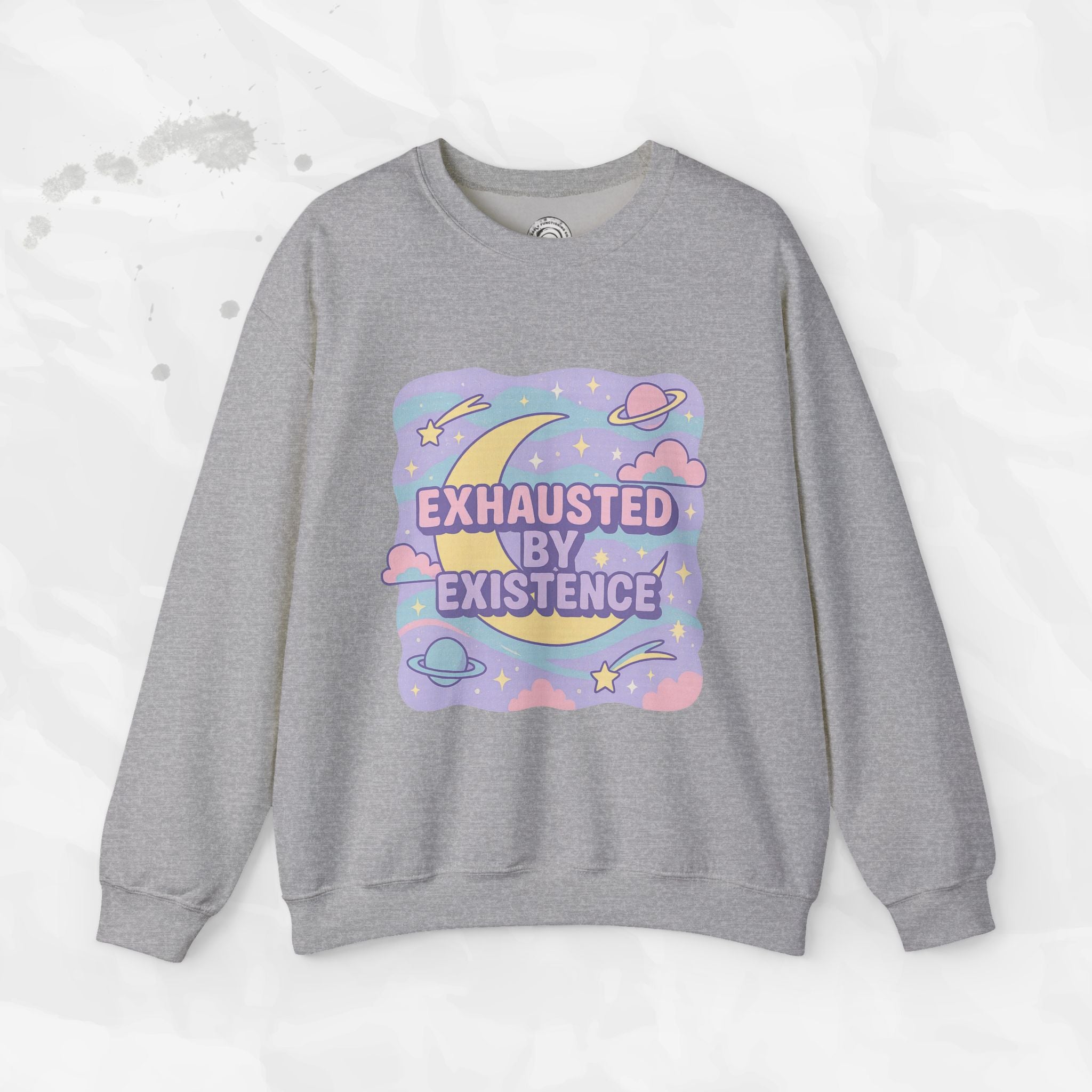 Exhausted by Existence - Crewneck Sweatshirt