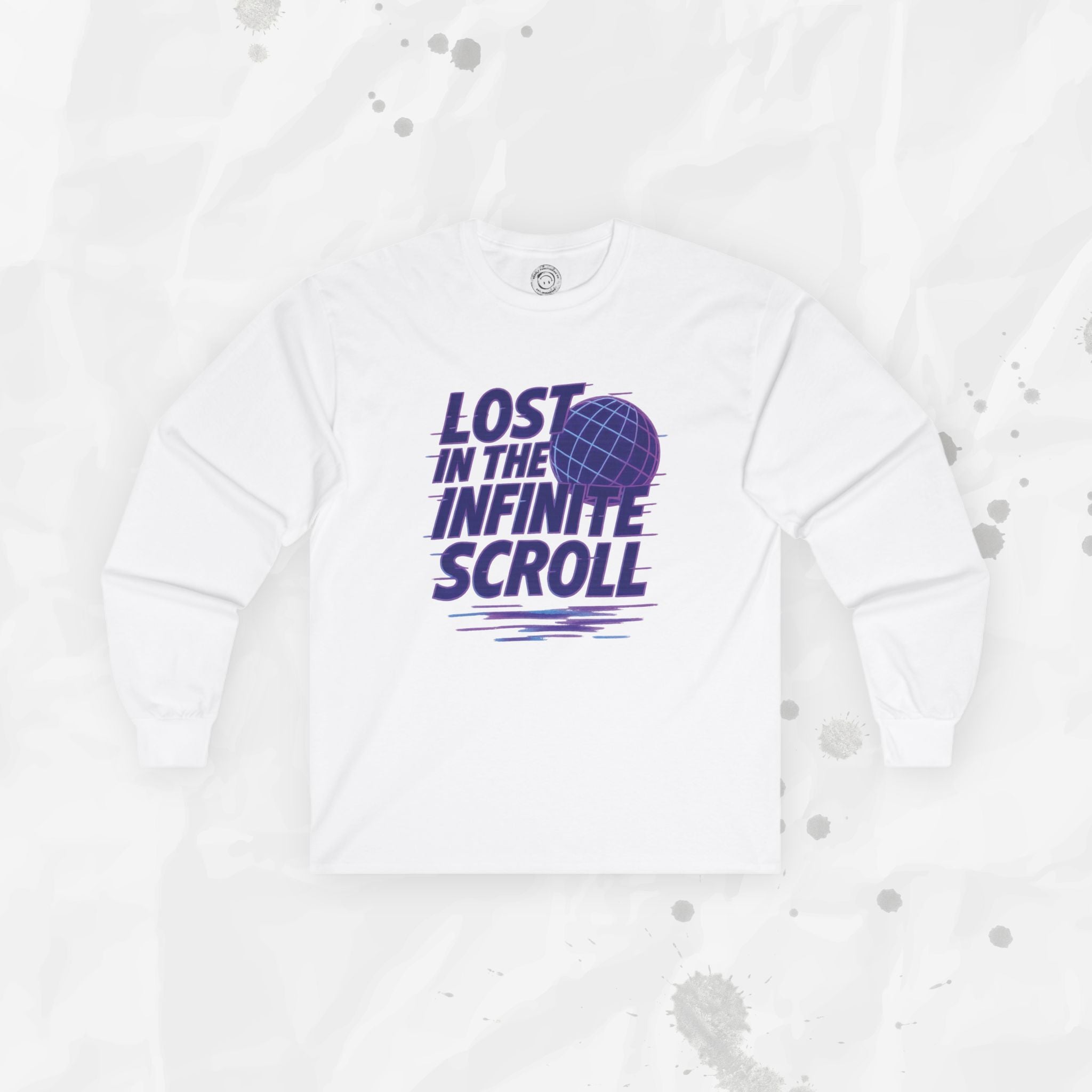 Lost in the Infinite Scroll - Long Sleeve T-Shirt
