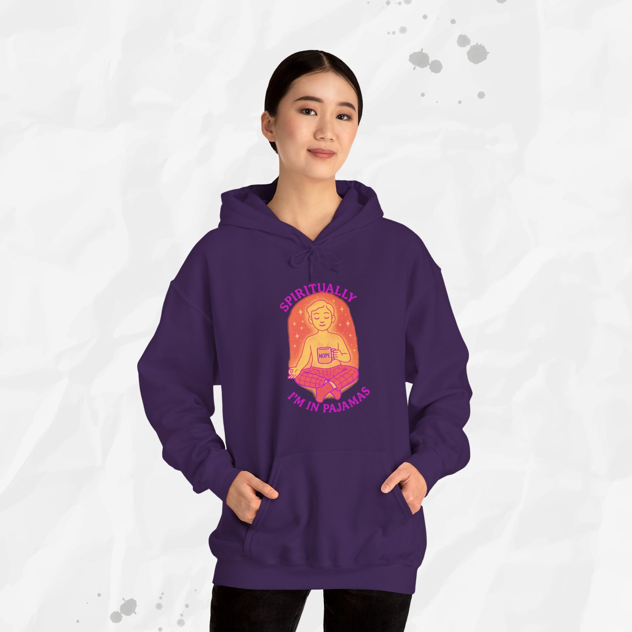 Spiritually Im in Pajamas - Hoodie