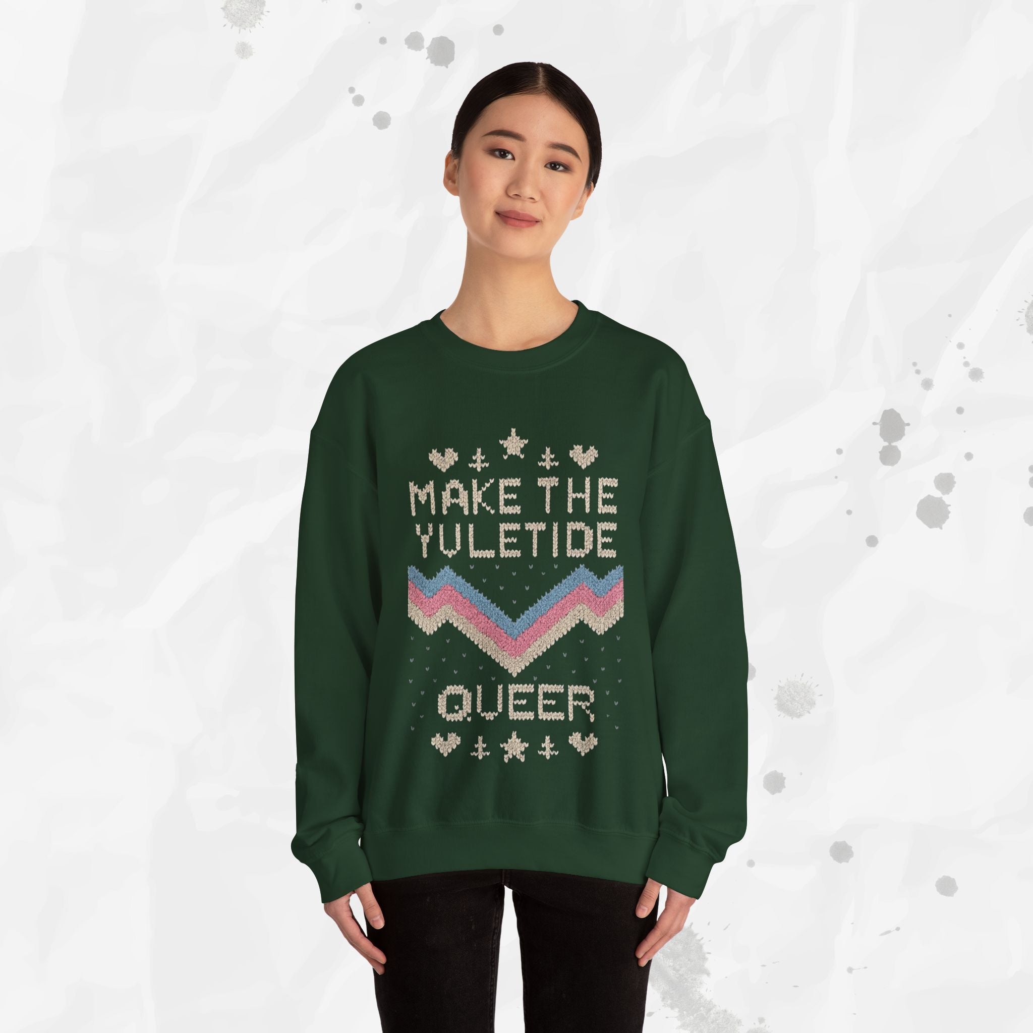 Make the Yuletide Queer – Crewneck Sweatshirt