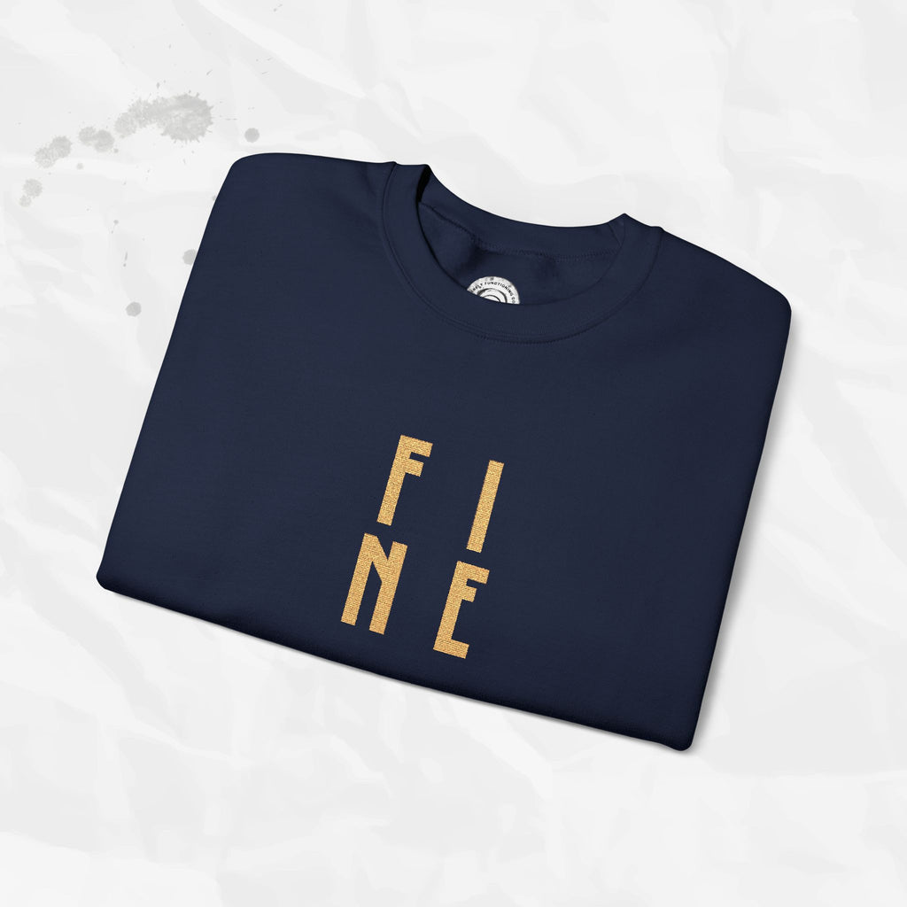 FINE – Embroidered Crewneck Sweatshirt