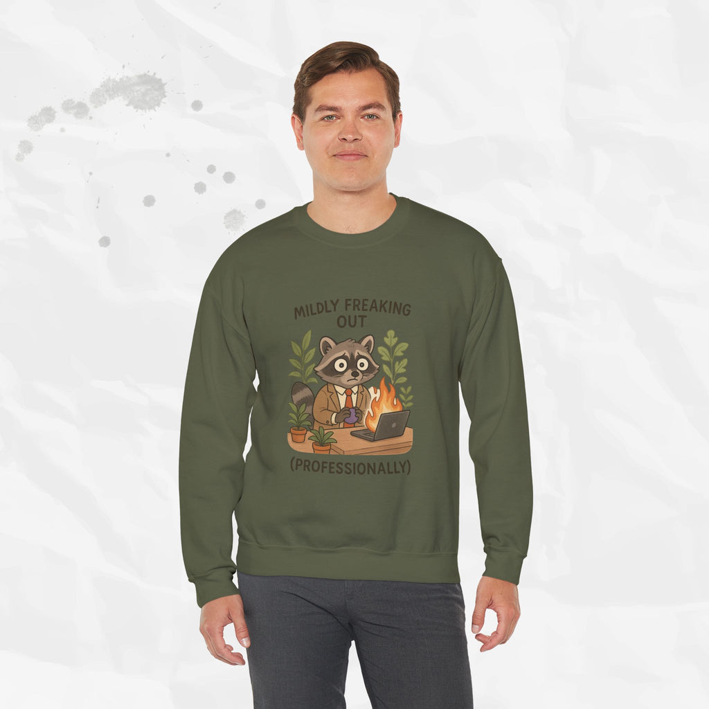 Mildly Freaking Out (Professionally) - Crewneck Sweatshirt