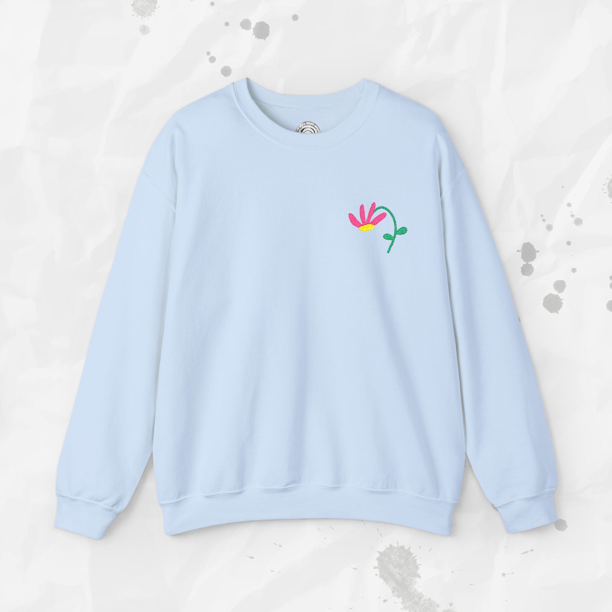 Bloom - Embroidered Crewneck Sweatshirt