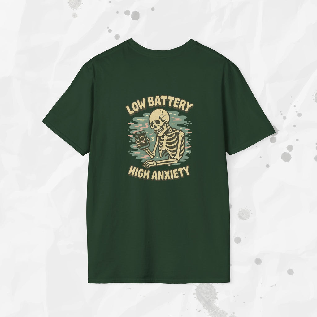 Low Battery High Anxiety - T-Shirt