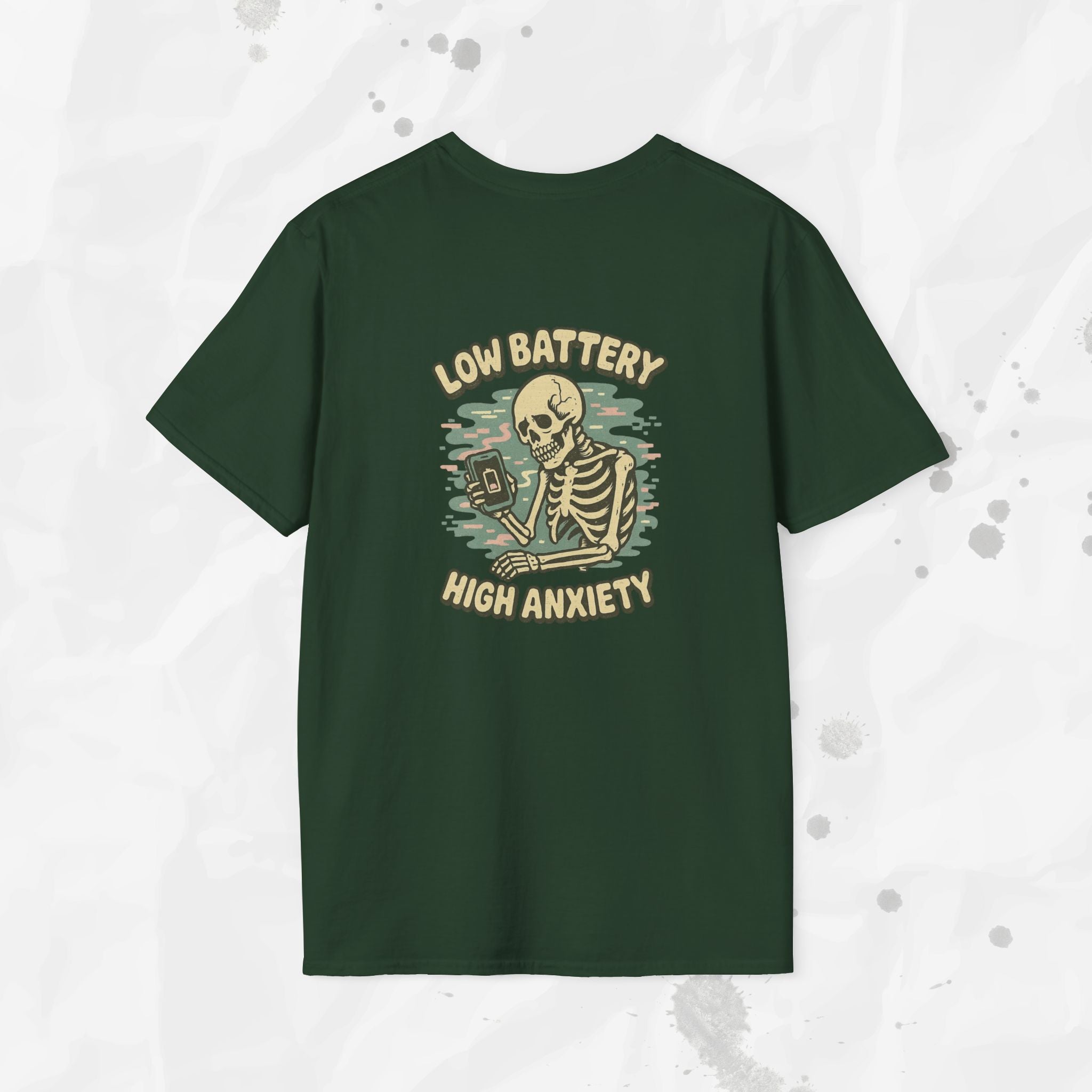 Low Battery High Anxiety - T-Shirt