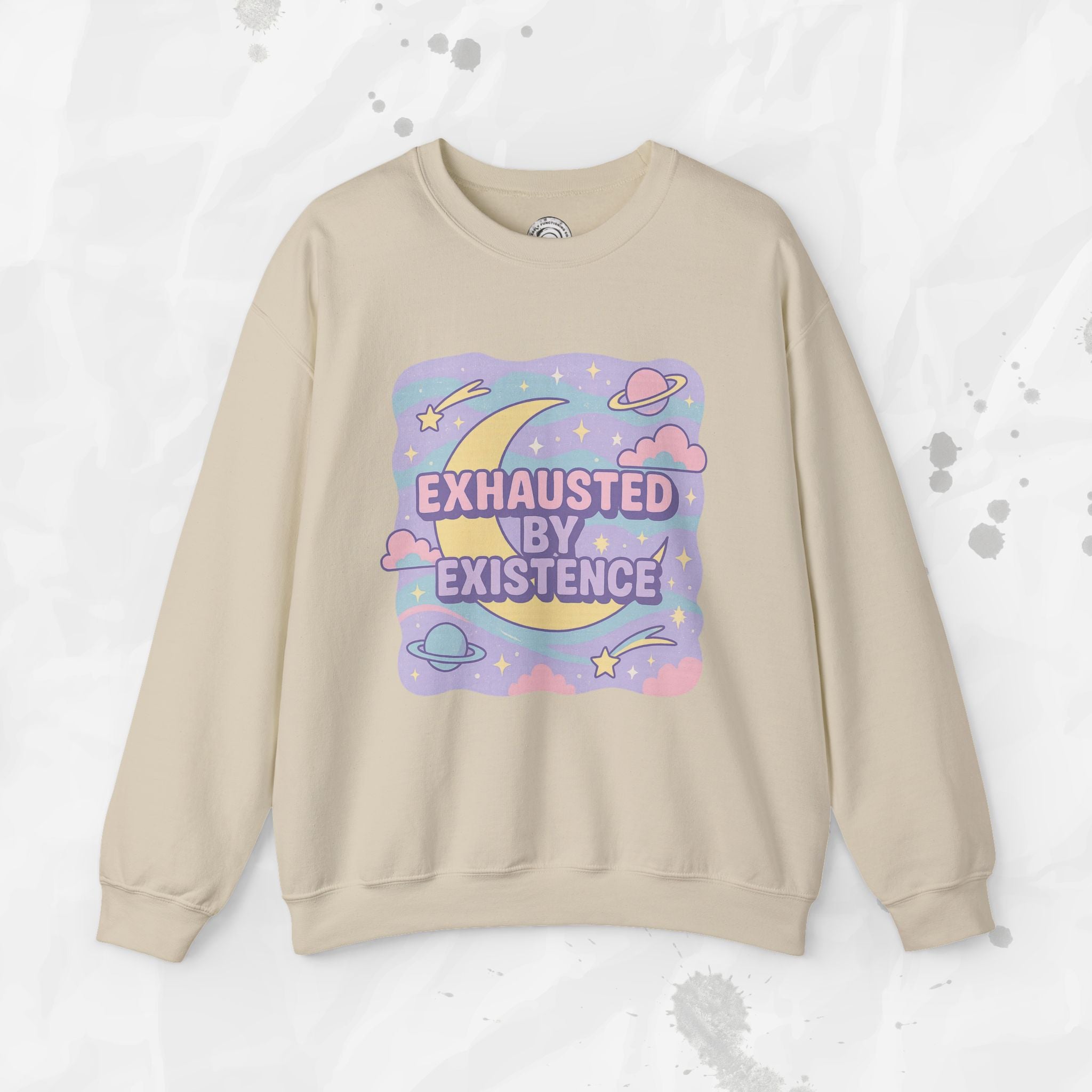 Exhausted by Existence - Crewneck Sweatshirt
