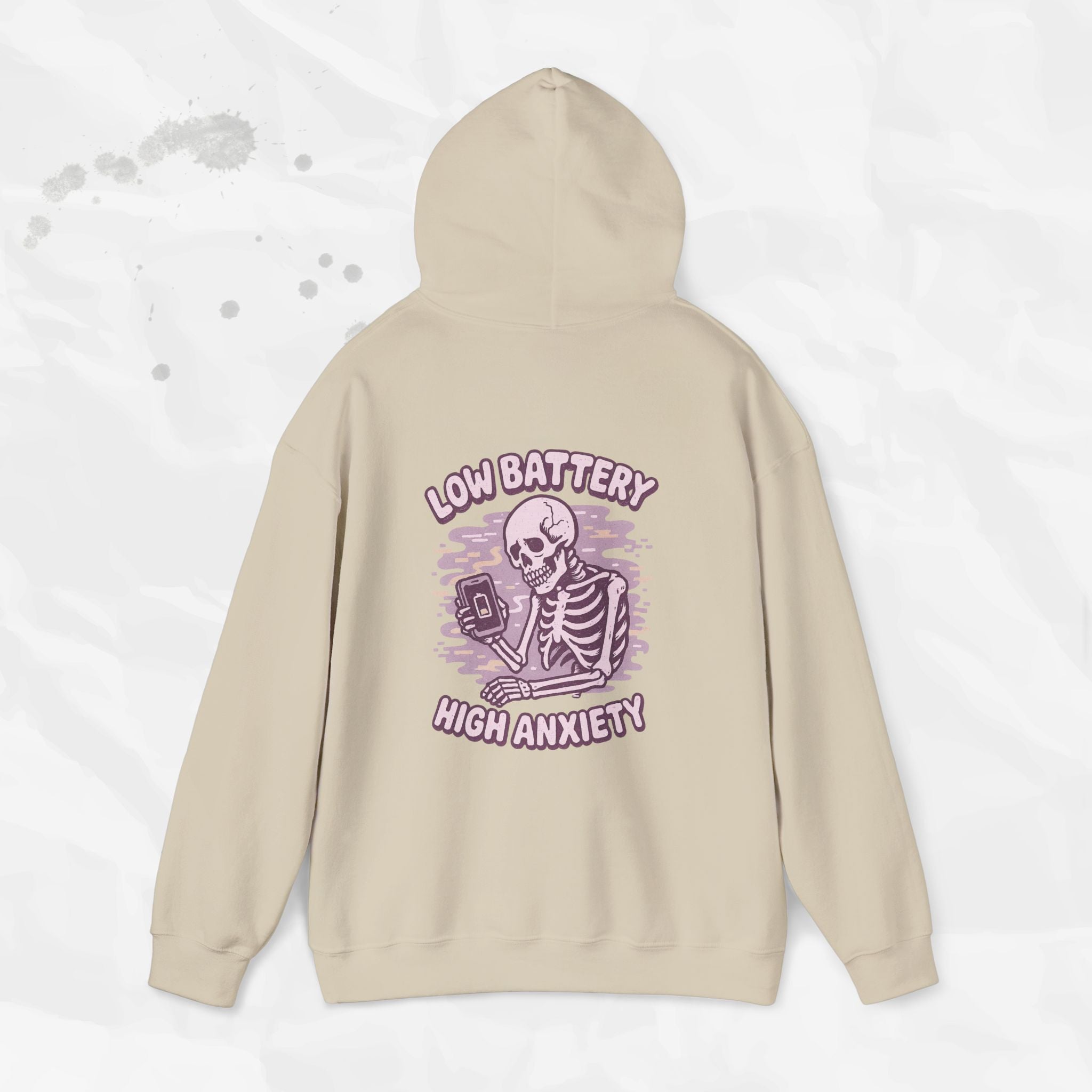 Low Battery, High Anxiety - Hoodie