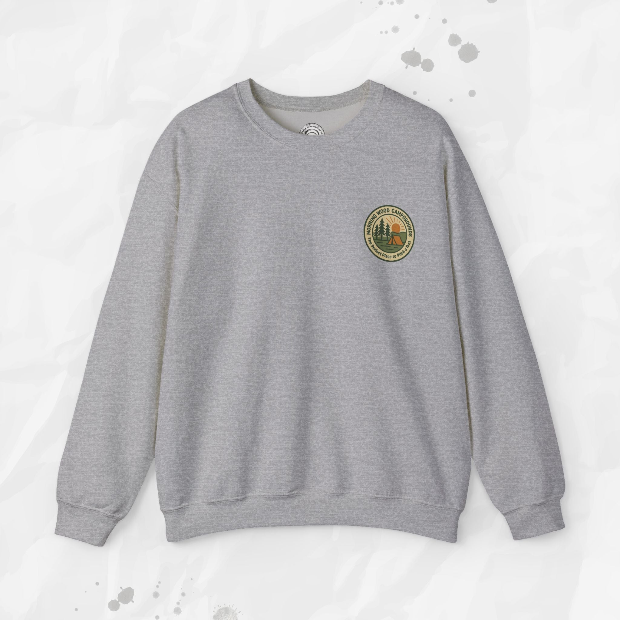 Morning Wood Campgrounds – T-Shirt (Pocket Print)