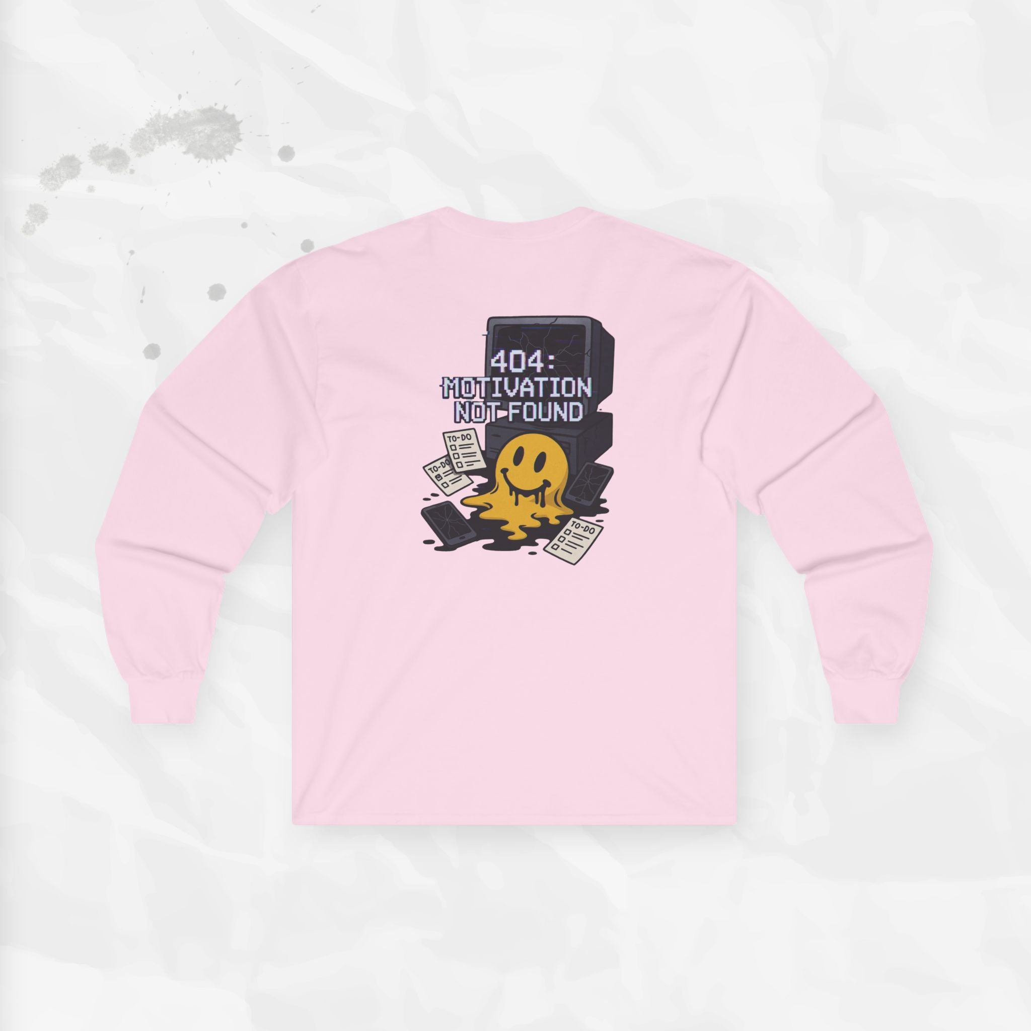 404: Motivation Not Found - Long Sleeve T-Shirt