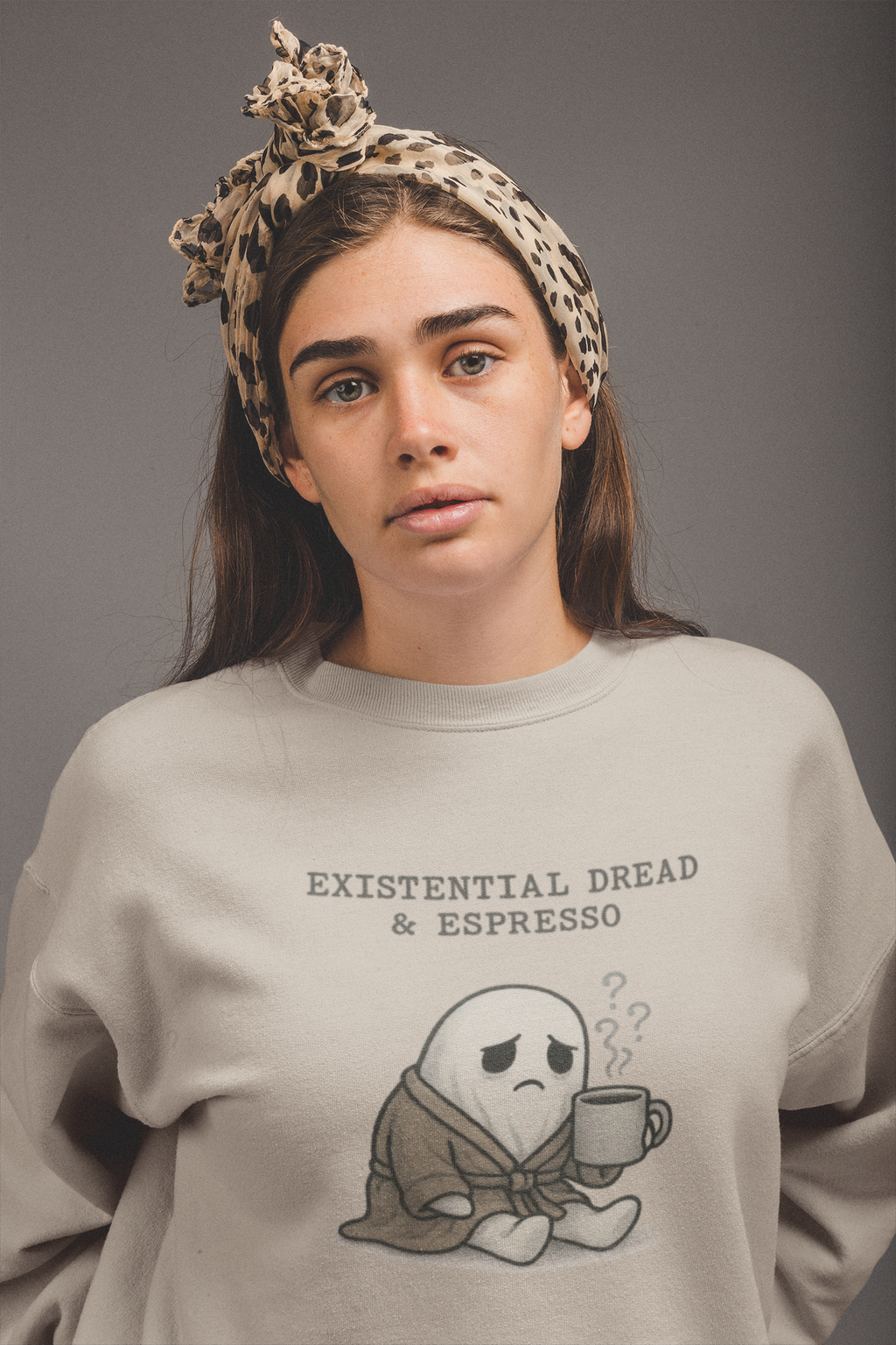 Existential Dread & Espresso - Crewneck Sweatshirt